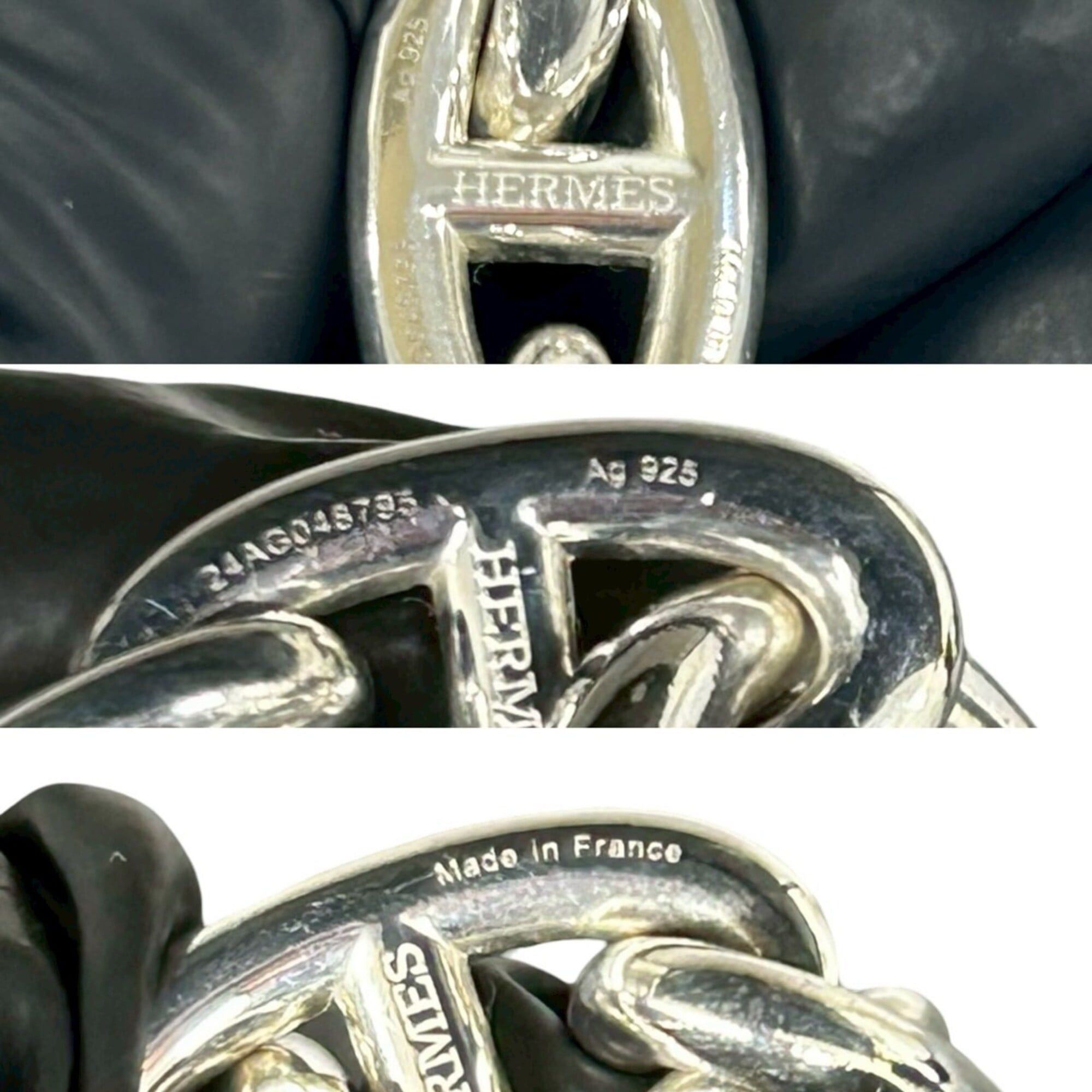 Hermes HERMES Chaine d'Ancre GM 13-link Sterling Silver 925 Chain Bracelet Accessory -0423 Size ONE SIZE - 3 Thumbnail