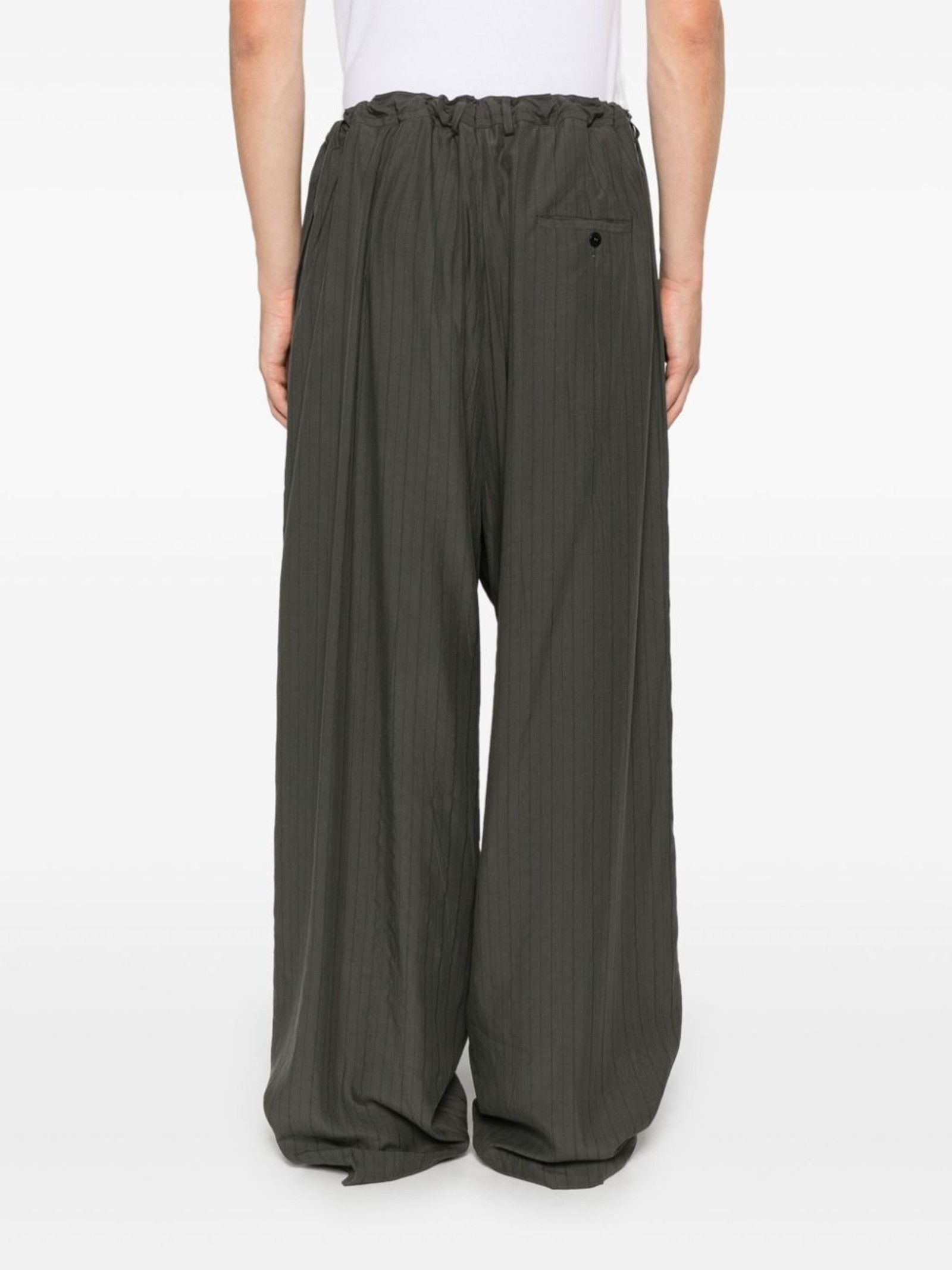 Balenciaga fluid tailored trousers grey/green Size US 30 / EU 46 - 4 Thumbnail