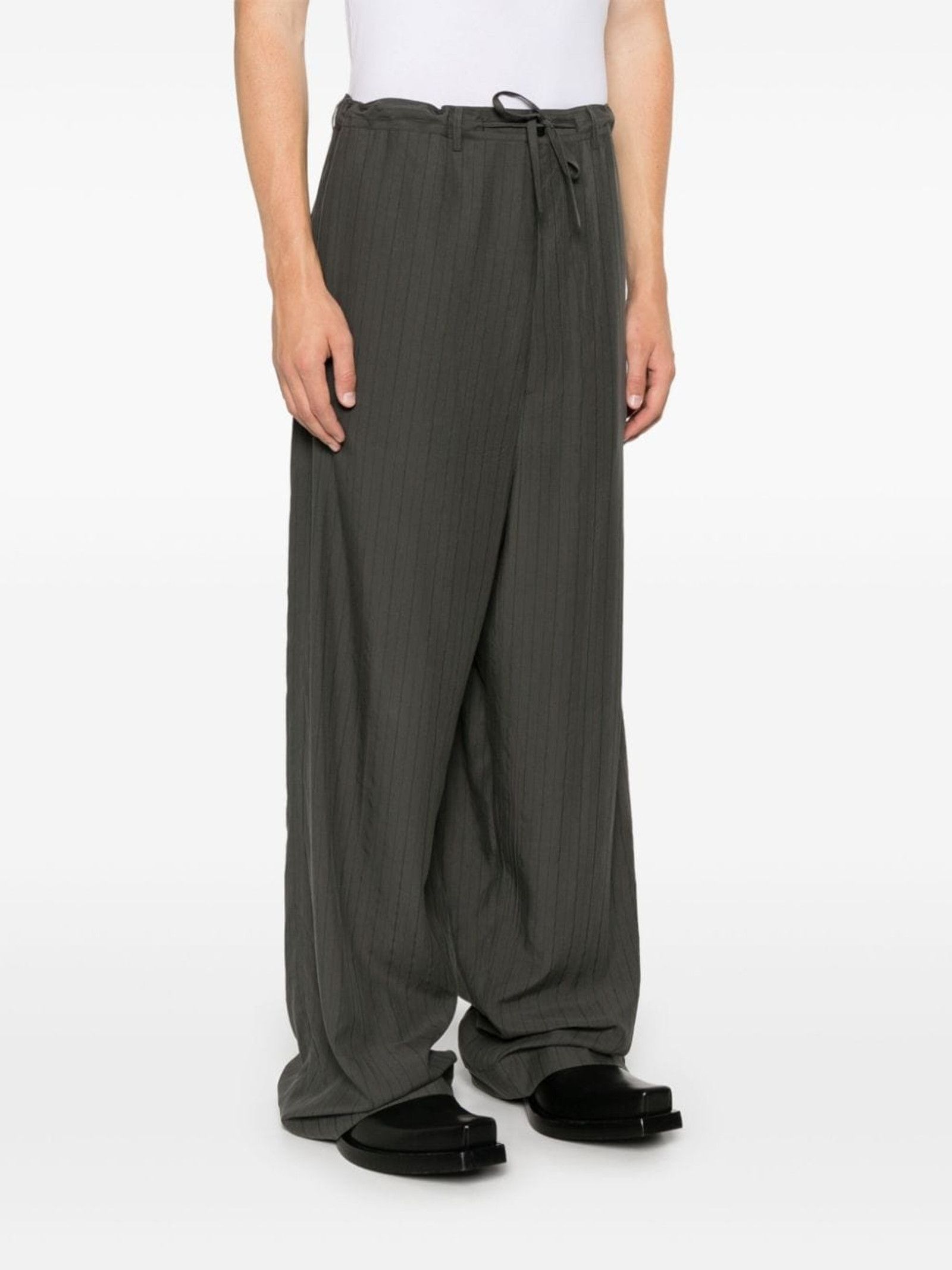 Balenciaga fluid tailored trousers grey/green Size US 36 / EU 52 - 3 Thumbnail
