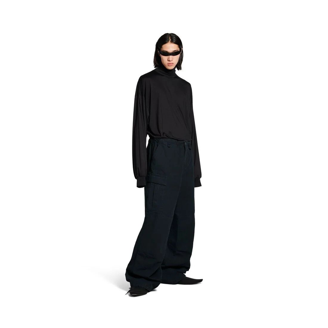 Balenciaga large cargo pants in ink Size US 28 / EU 44 - 3 Thumbnail