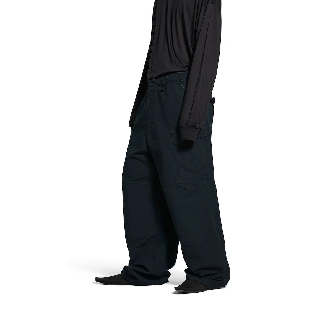 Balenciaga large cargo pants in ink Size US 36 / EU 52 - 6 Thumbnail