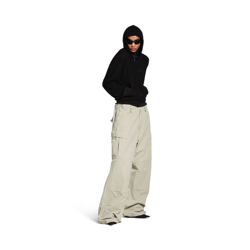 Balenciaga large cargo pants in beige Size US 32 / EU 48 - 2 Thumbnail