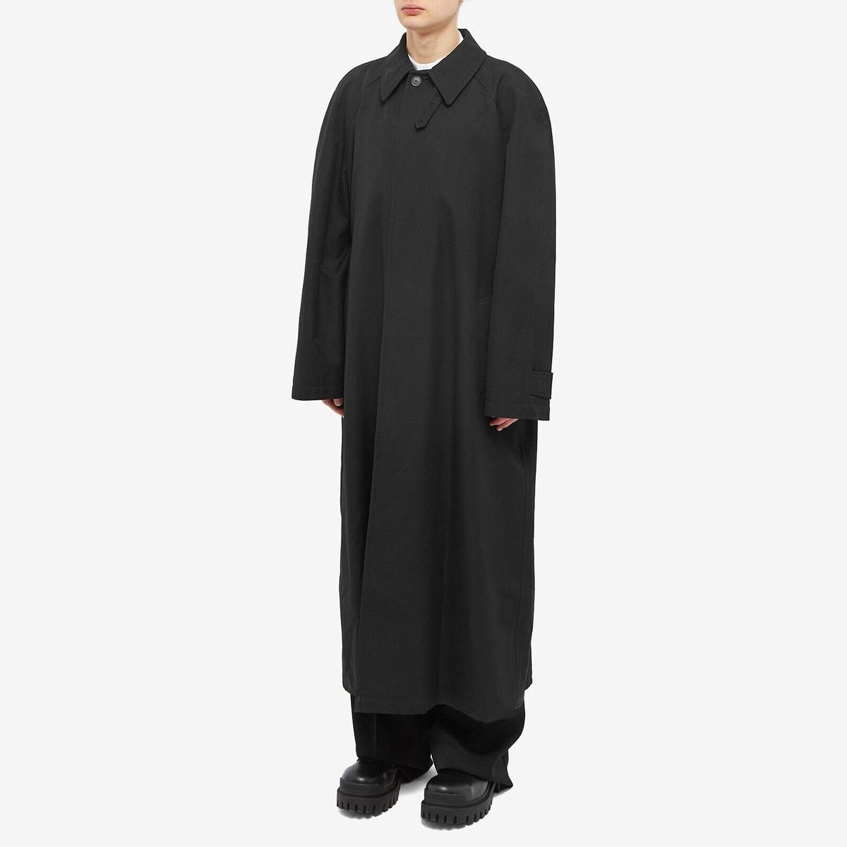 Balenciaga raglan carcoat black Size US L / EU 52-54 / 3 - 2 Thumbnail