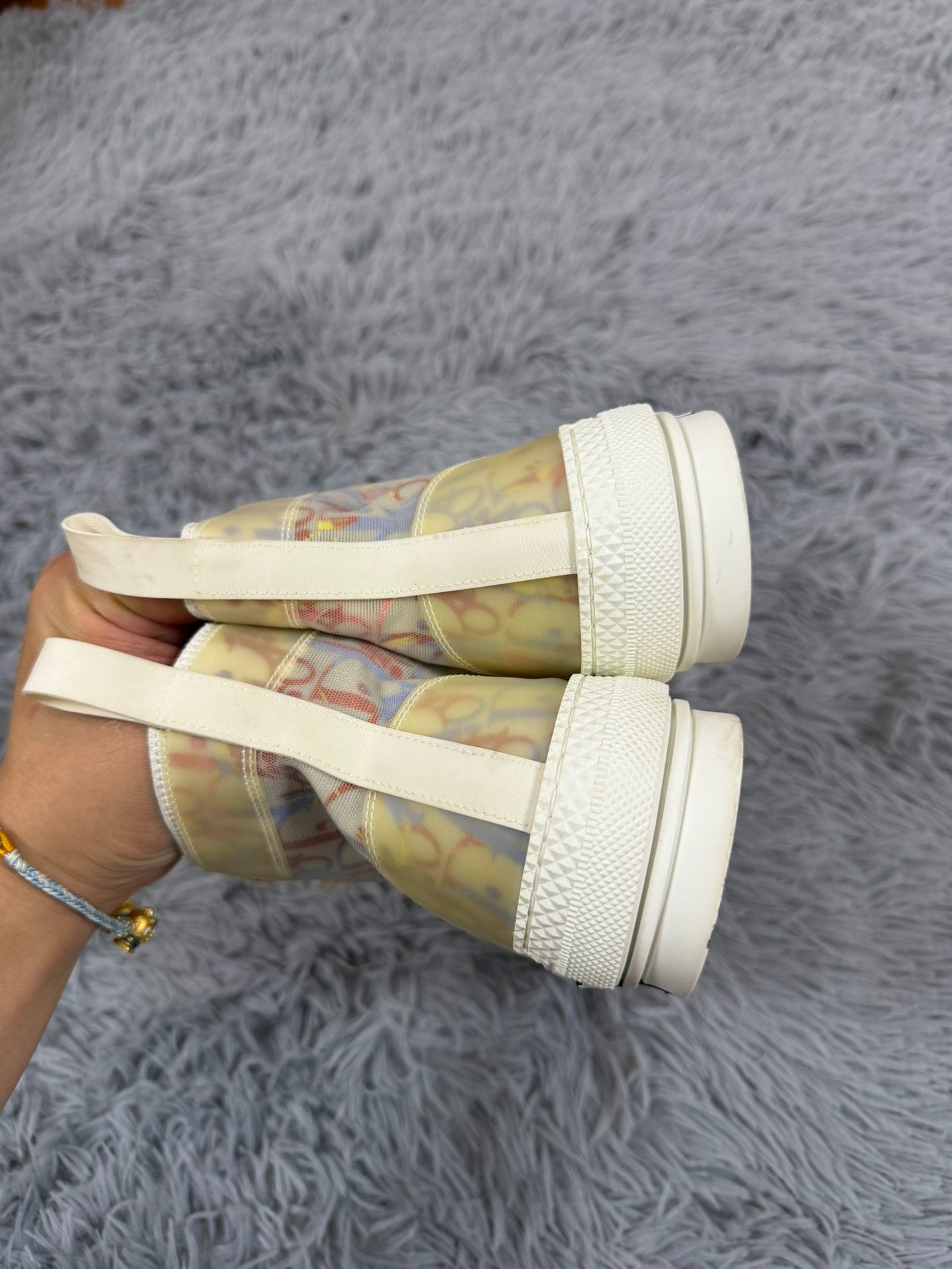 Dior Dior Blue Hitop Sneakers us_10 Women Size US 10 / IT 40 - 4 Thumbnail
