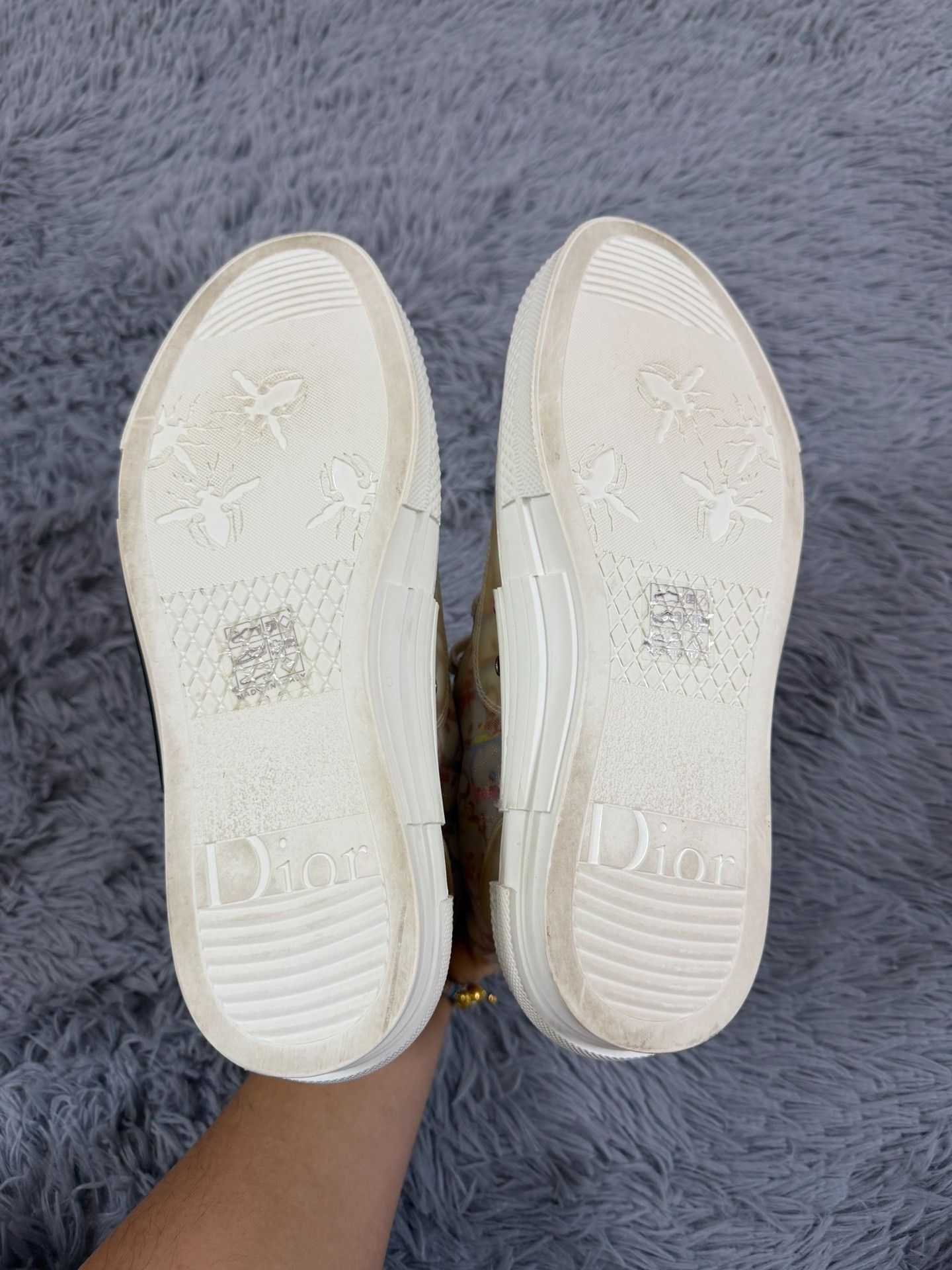 Dior Dior Blue Hitop Sneakers us_10 Women Size US 10 / IT 40 - 5 Thumbnail