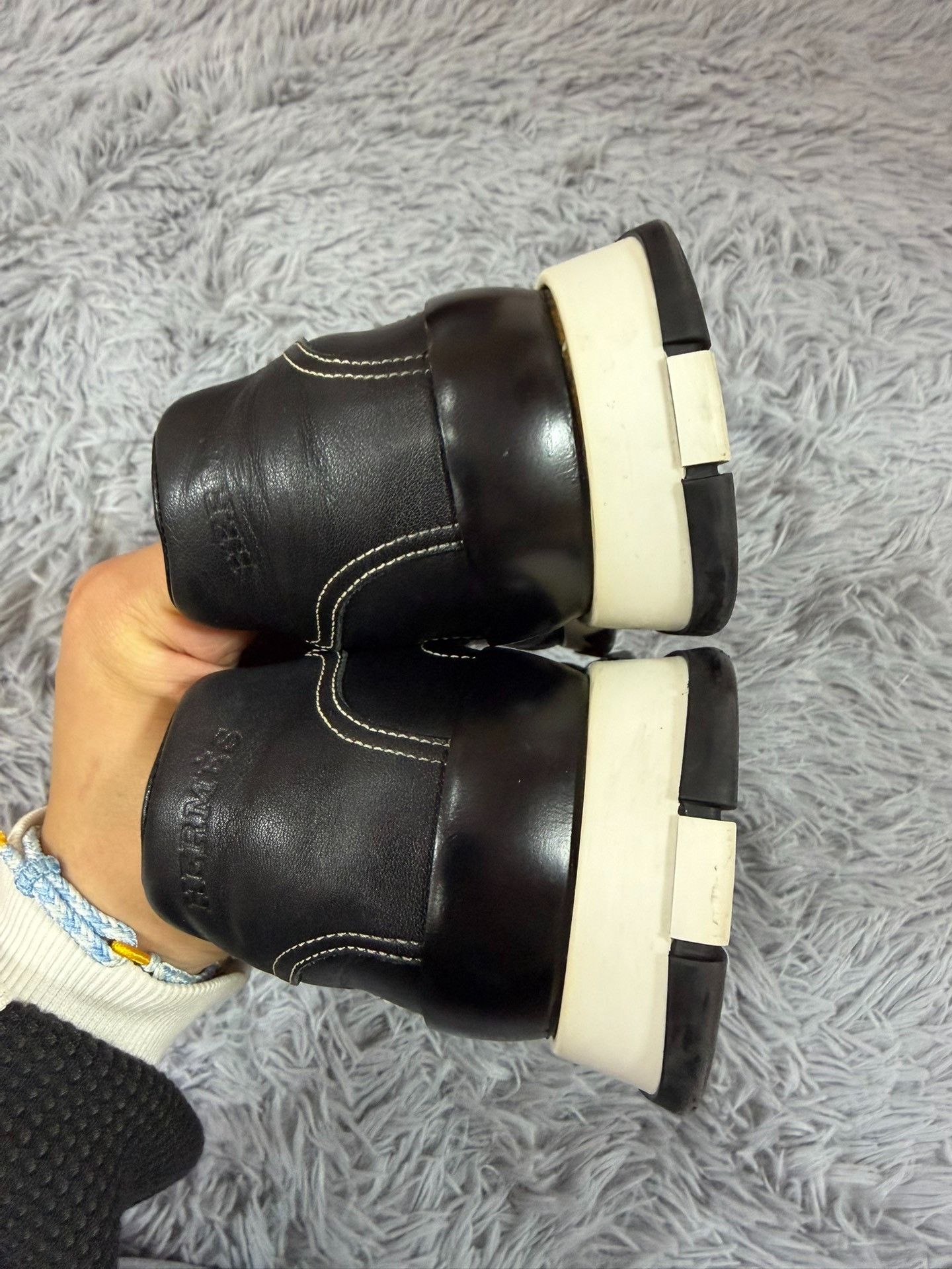 Hermes Hermes Casual Black Lowtop Sneakers 9 Men Size US 9 / EU 42 - 4 Thumbnail
