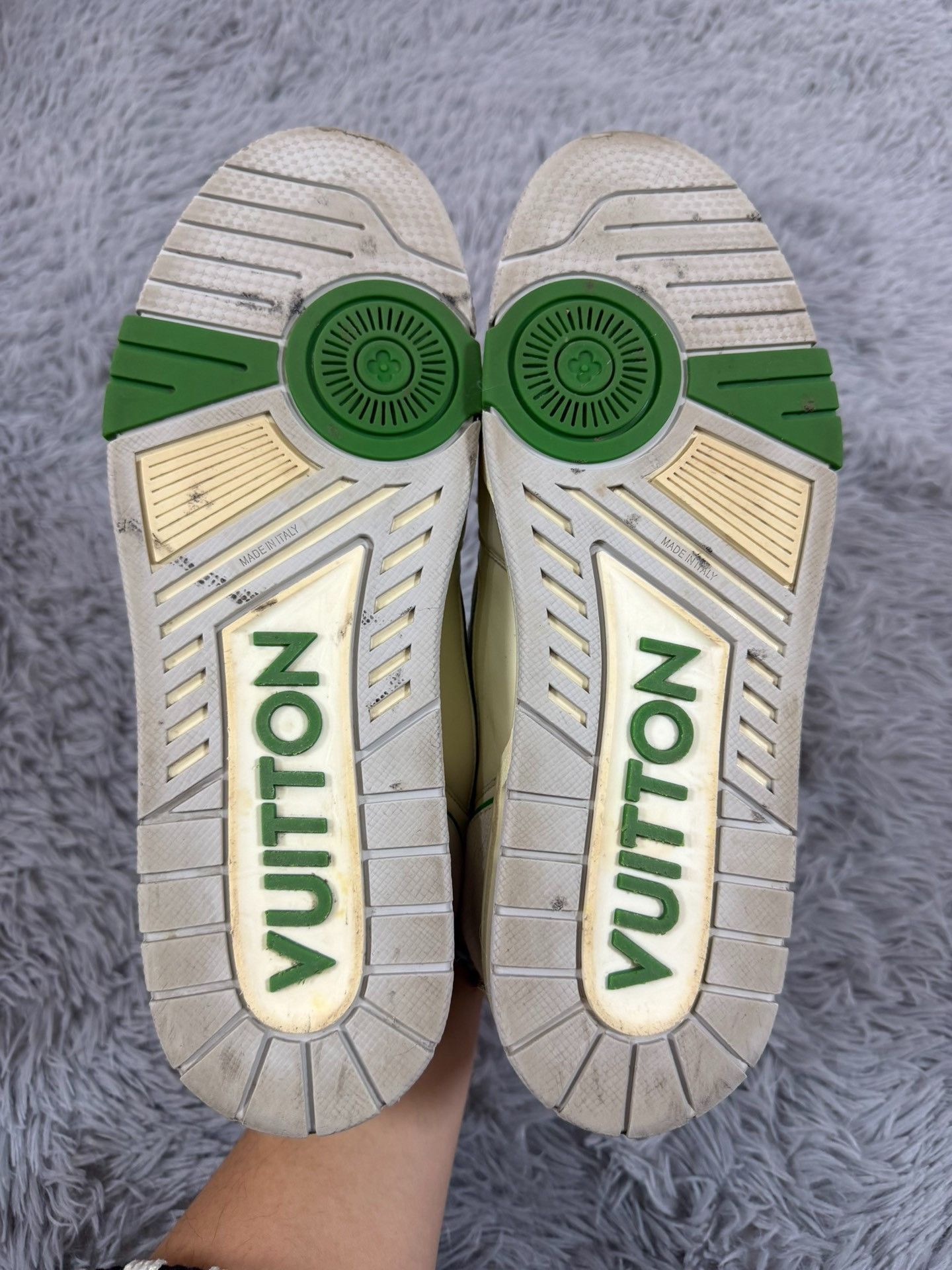 Louis Vuitton Louis Vuitton Training Green Lowtop Sneakers 10 Men Size US 10 / EU 43 - 5 Thumbnail