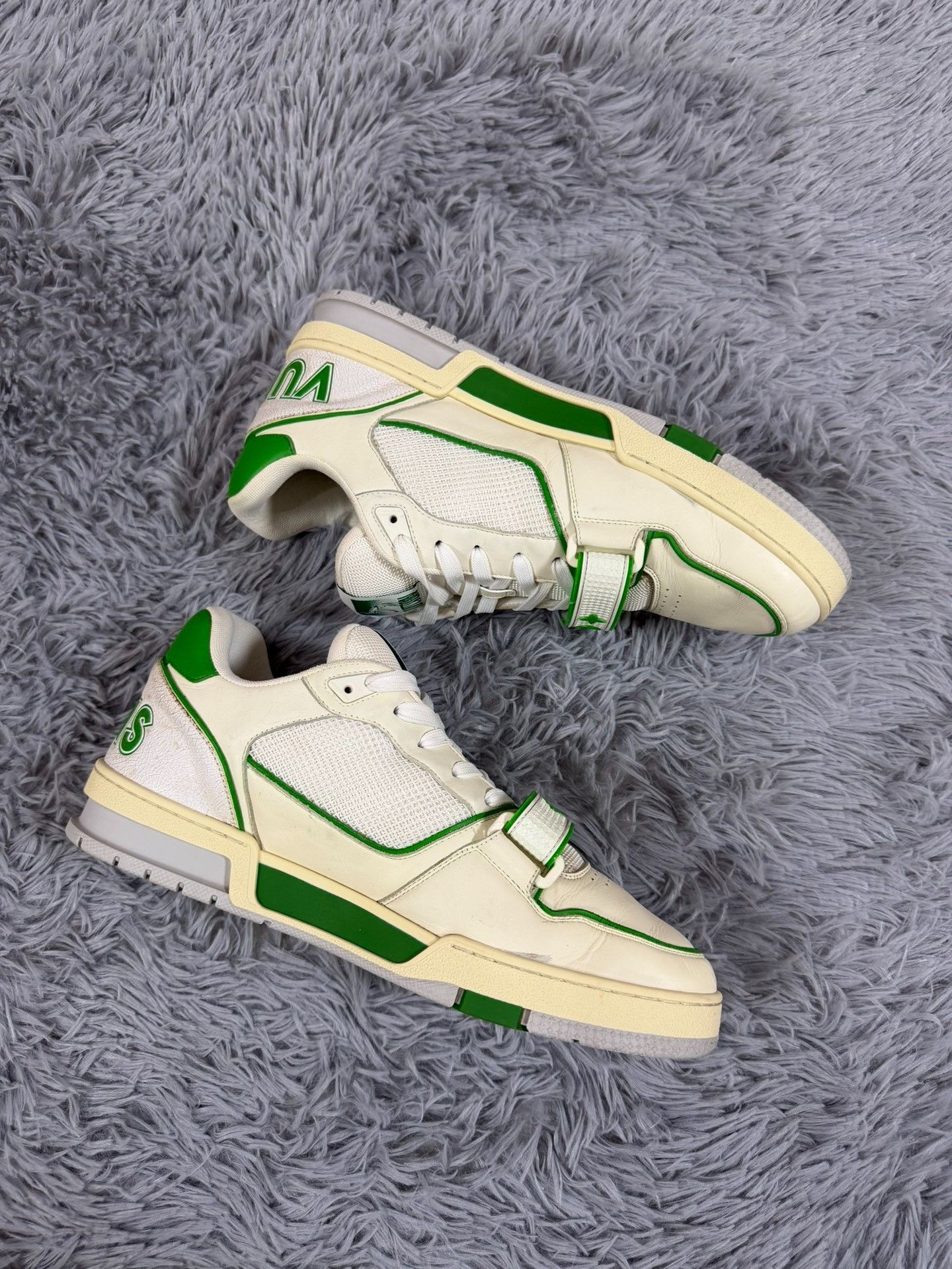 Louis Vuitton Louis Vuitton Training Green Lowtop Sneakers 10 Men Size US 10 / EU 43 - 3 Thumbnail