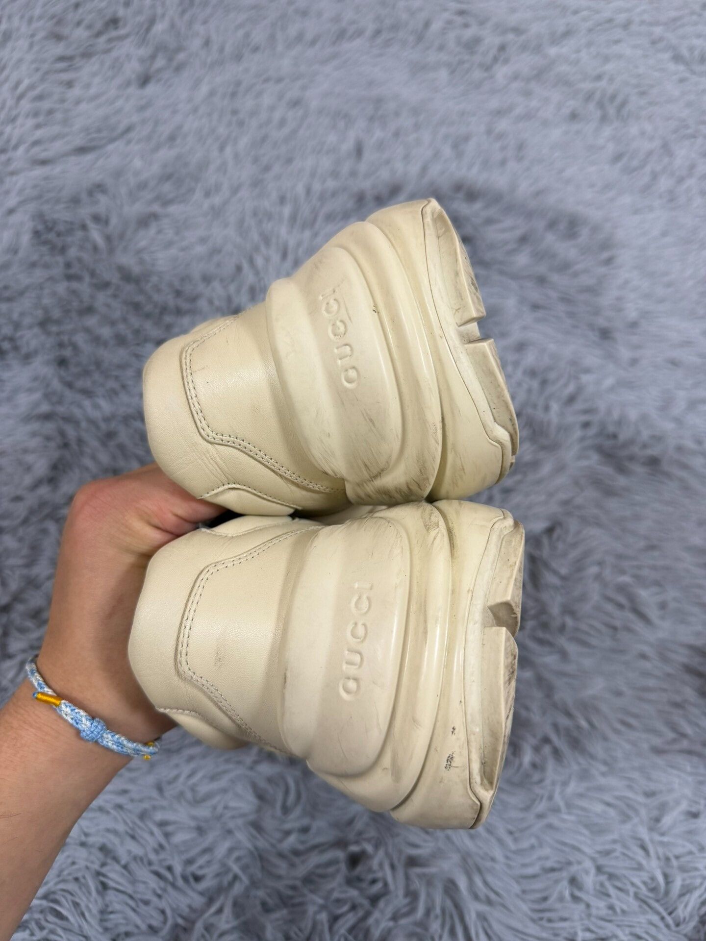 Gucci Gucci White Lowtop Sneakers 8 Men Size US 8 / EU 41 - 4 Thumbnail
