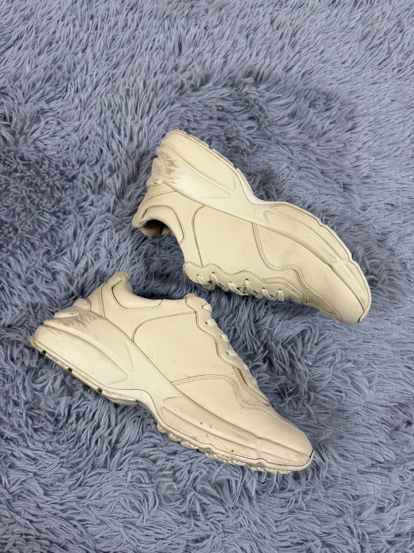 Gucci Gucci White Lowtop Sneakers 8 Men Size US 8 / EU 41 - 3 Thumbnail