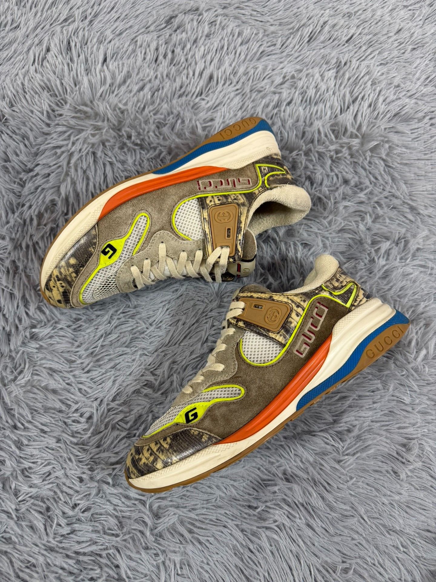 Gucci Gucci Casual Gray Lowtop Sneakers 9.5 Men Size US 9.5 / EU 42-43 - 2 Thumbnail