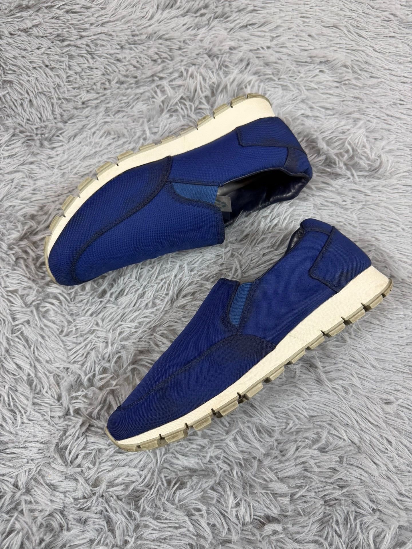 Prada Prada Mesh Blue Lowtop Sneakers 9 Men Size US 9 / EU 42 - 2 Thumbnail