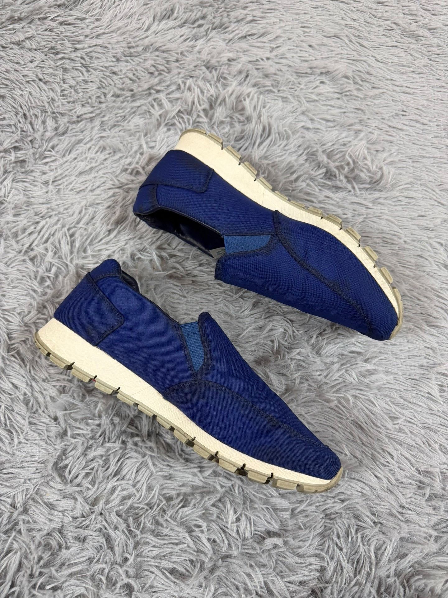 Prada Prada Mesh Blue Lowtop Sneakers 9 Men Size US 9 / EU 42 - 3 Thumbnail
