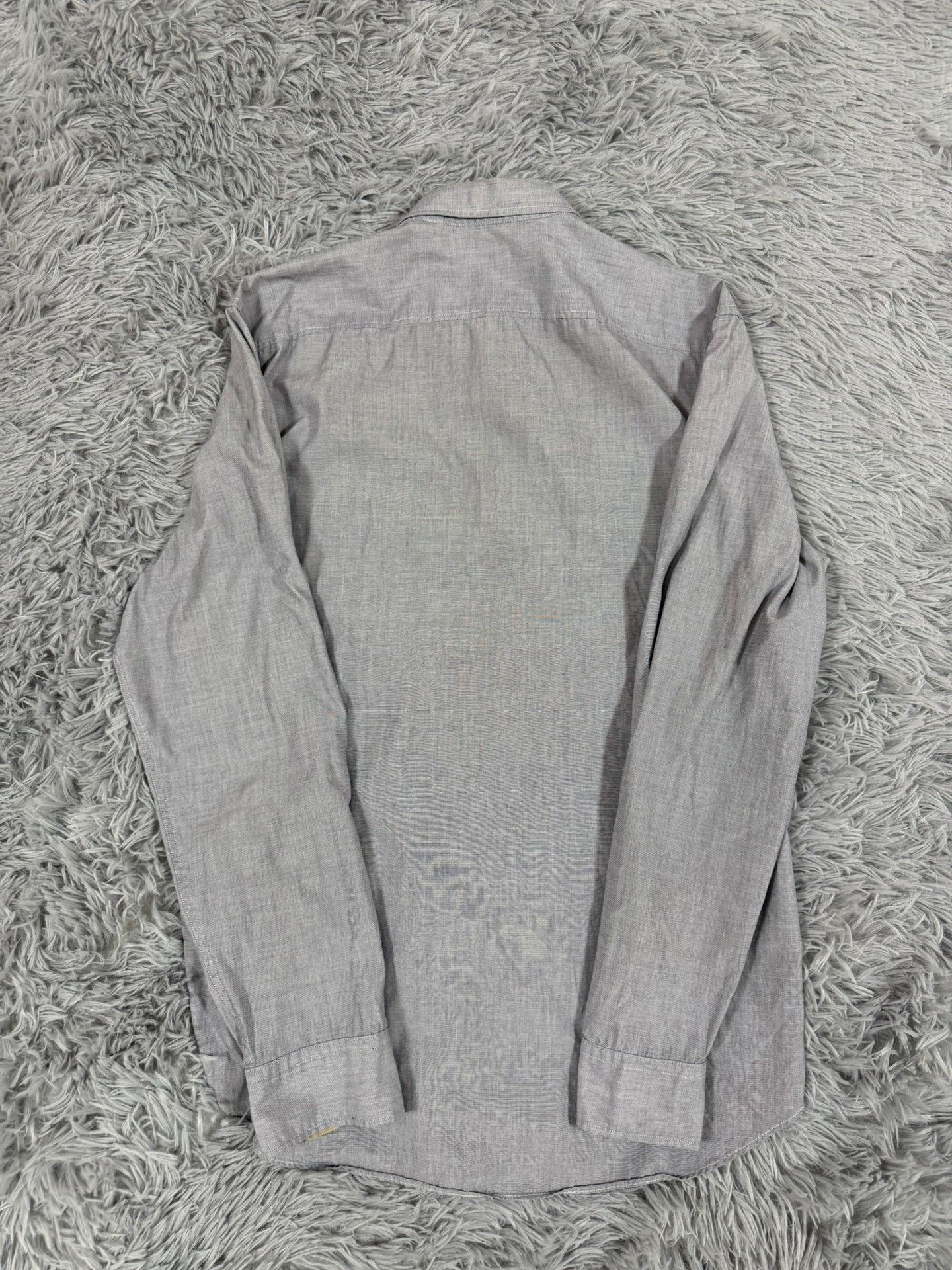 Burberry Burberry Retro Gray Shirt m Men Size US M / EU 48-50 / 2 - 2 Thumbnail