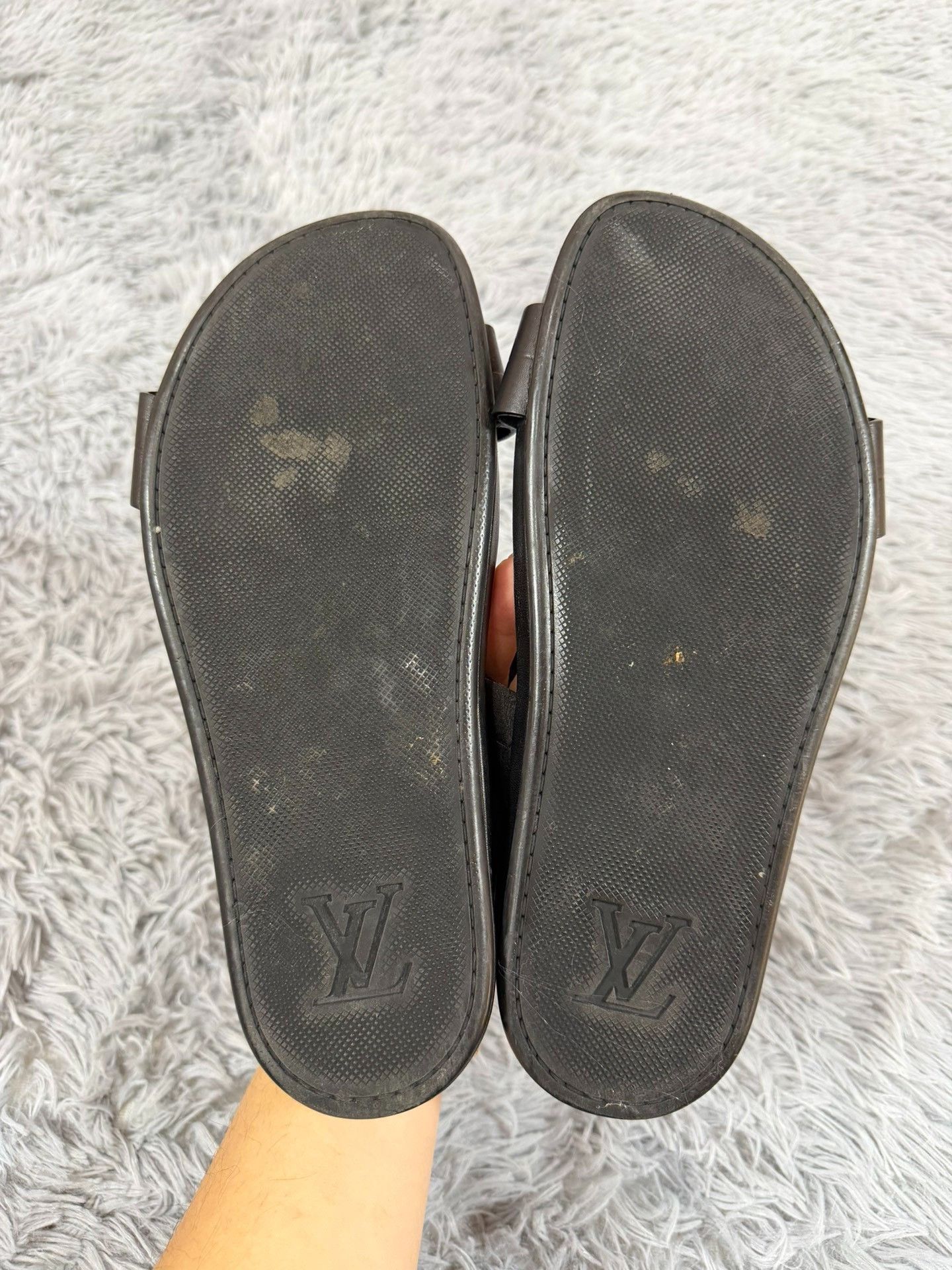 Louis Vuitton Louis Vuitton Black Sandals 8.5 Men Size US 8.5 / EU 41-42 - 3 Thumbnail