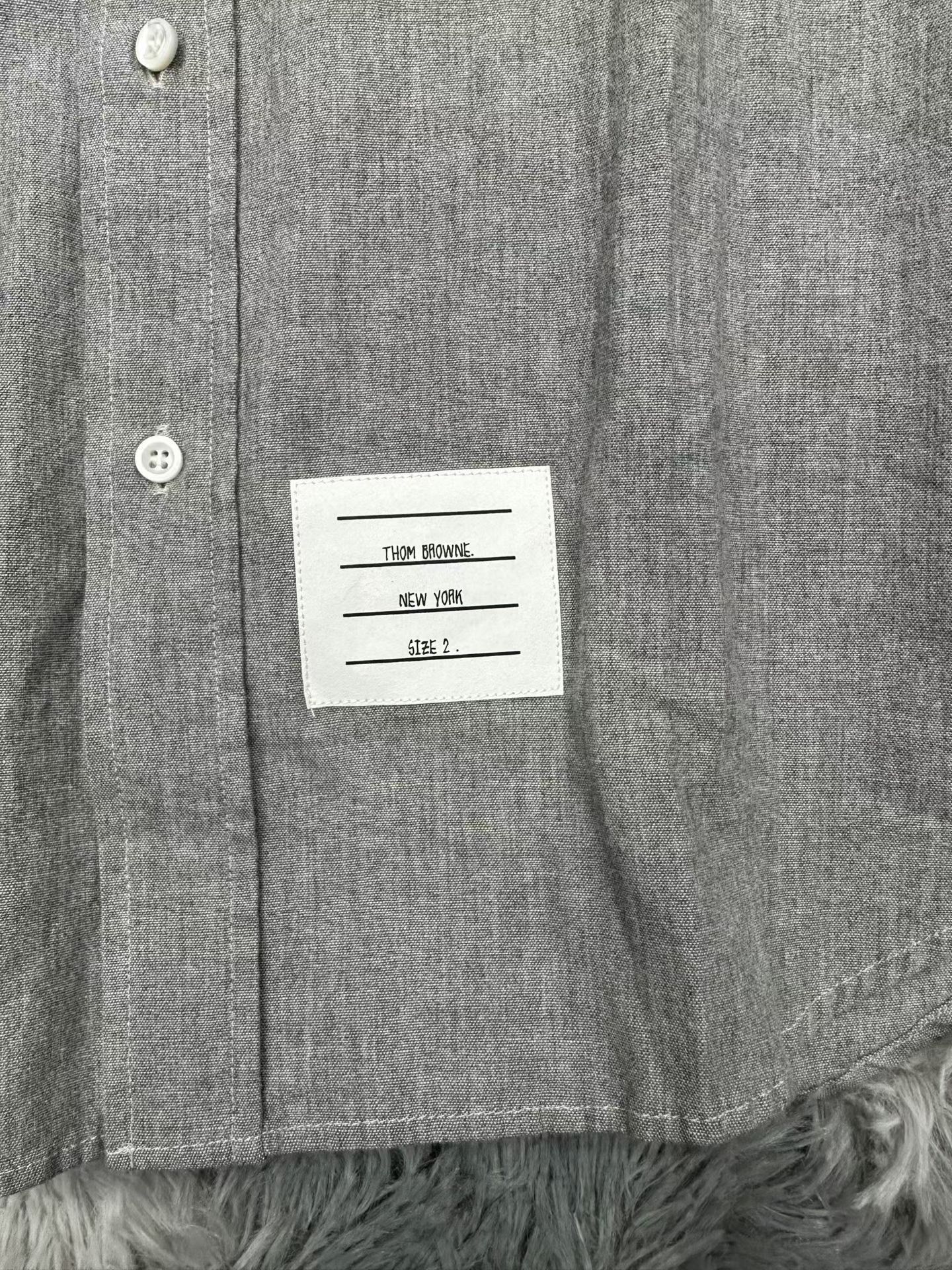 Thom Browne Thom Browne Gray Shirt m Men Size US M / EU 48-50 / 2 - 3 Thumbnail