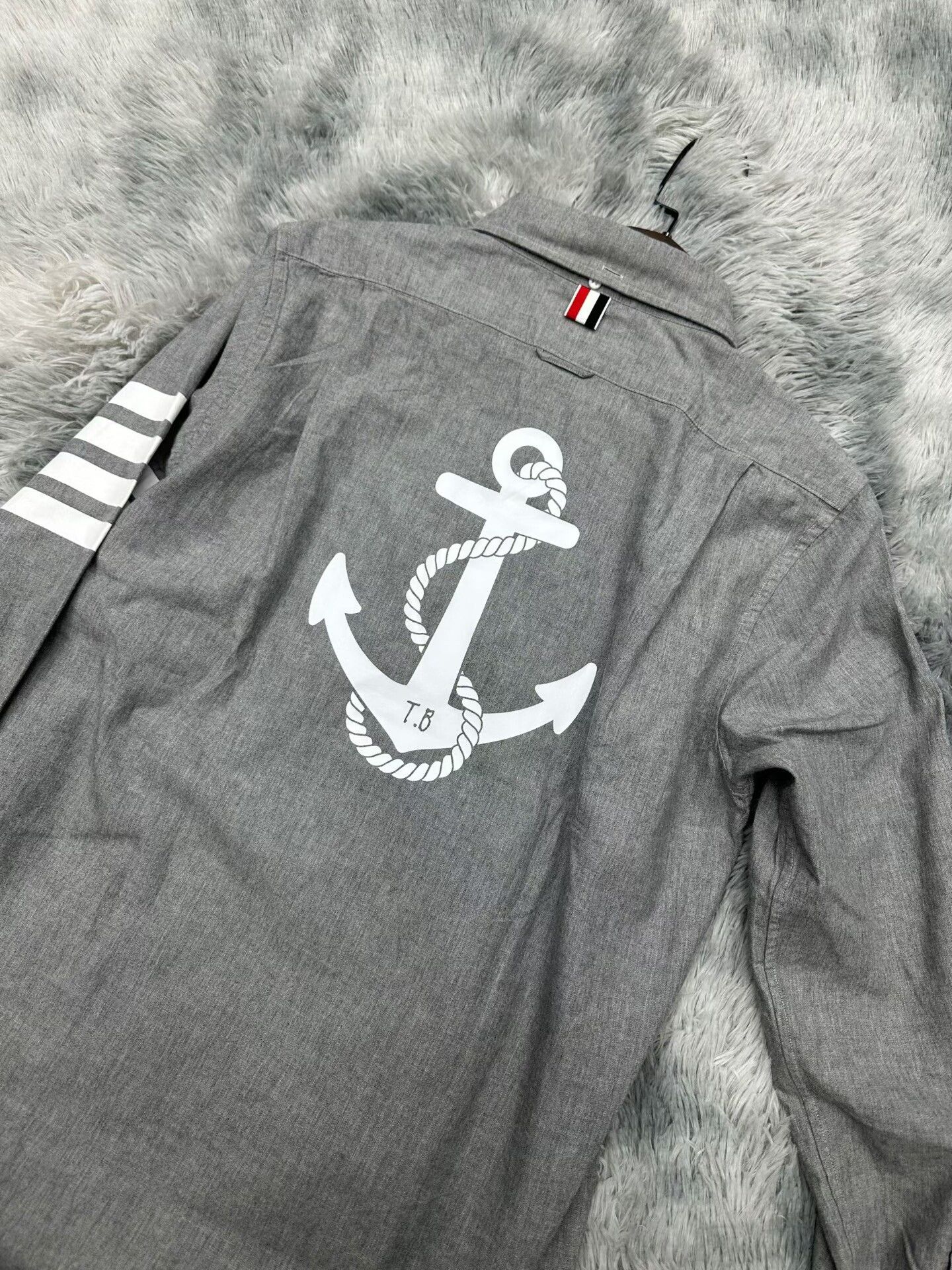 Thom Browne Thom Browne Gray Shirt m Men Size US M / EU 48-50 / 2 - 4 Thumbnail