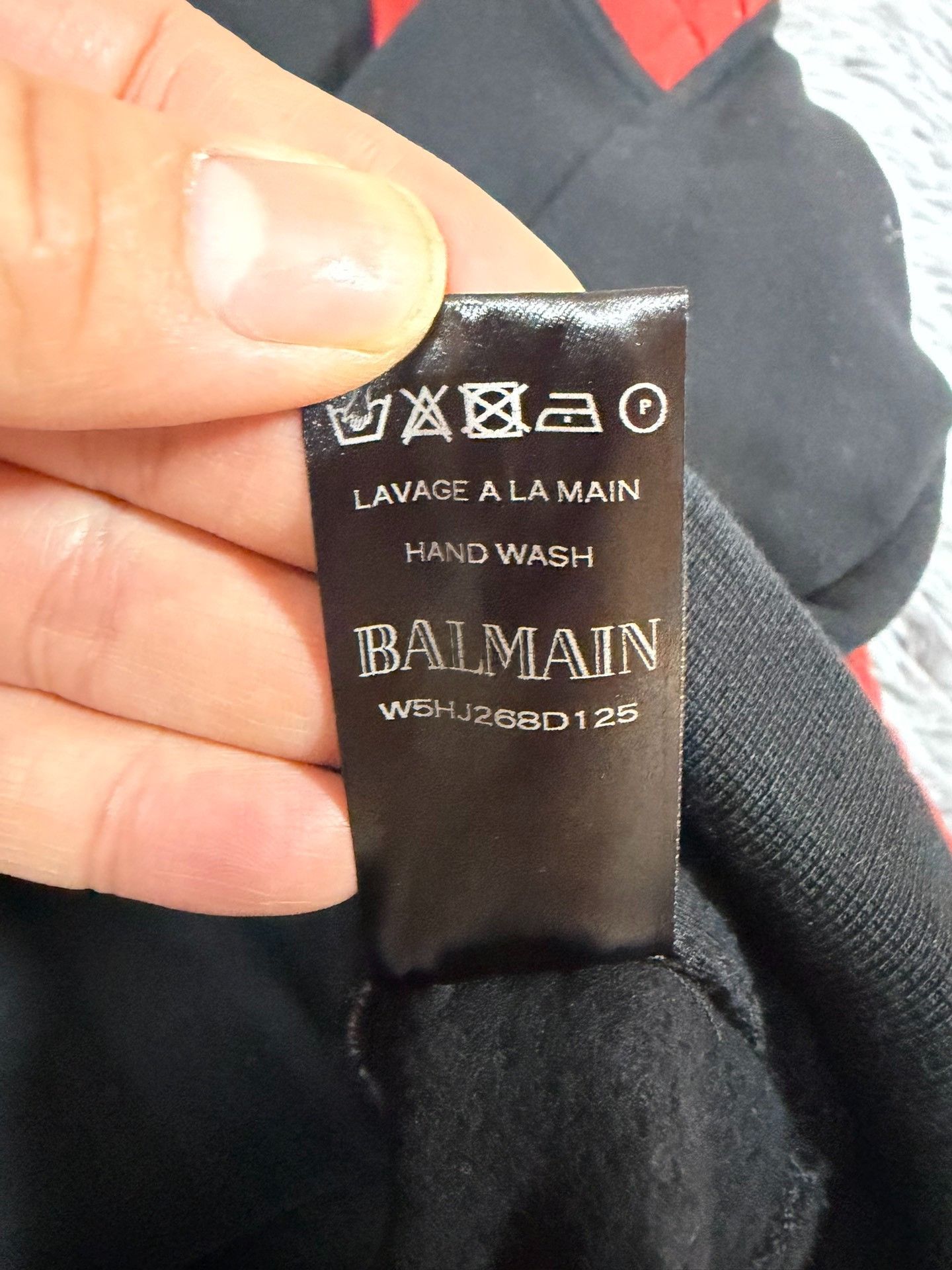 Balmain Balmain Patchwork Black Hoodie m Men Size US M / EU 48-50 / 2 - 4 Thumbnail