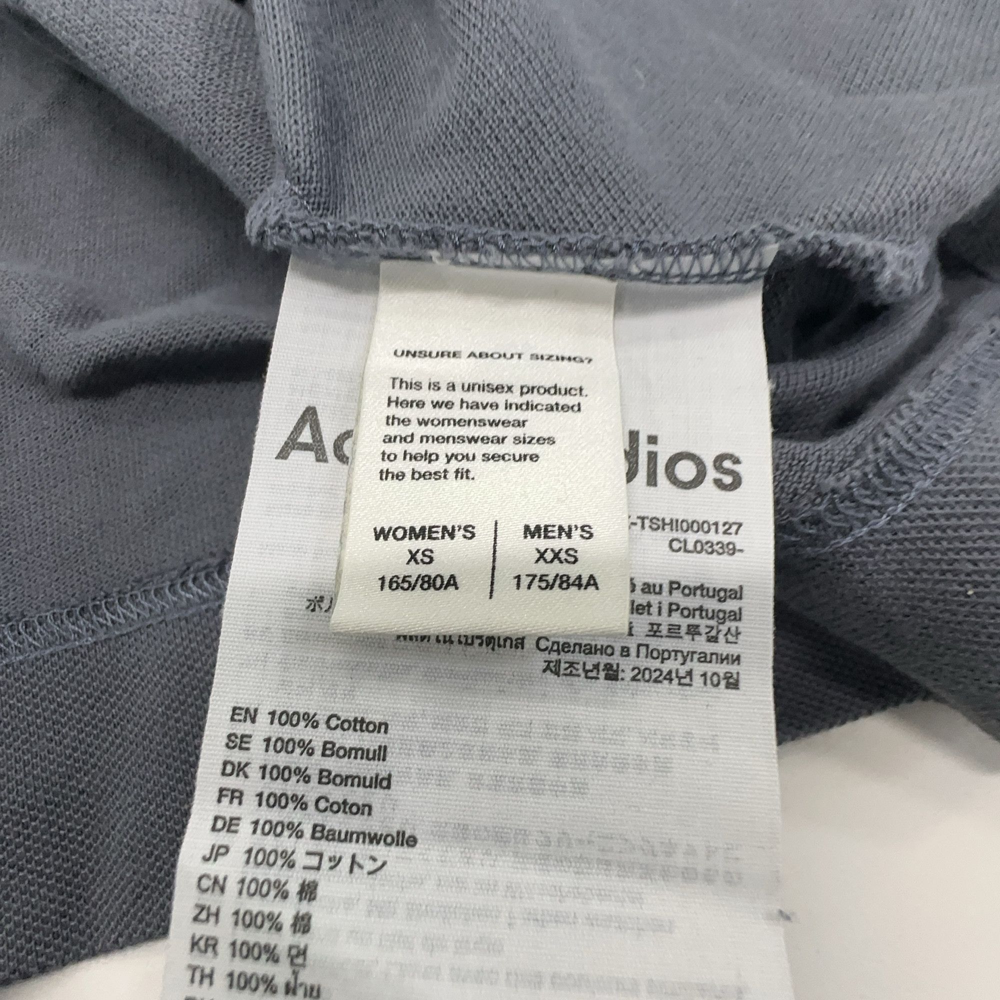 Acne Studios Acne Studios Embroidered Logo Long Sleeve T-Shirt XXS Size US XXS / EU 40 - 8 Thumbnail