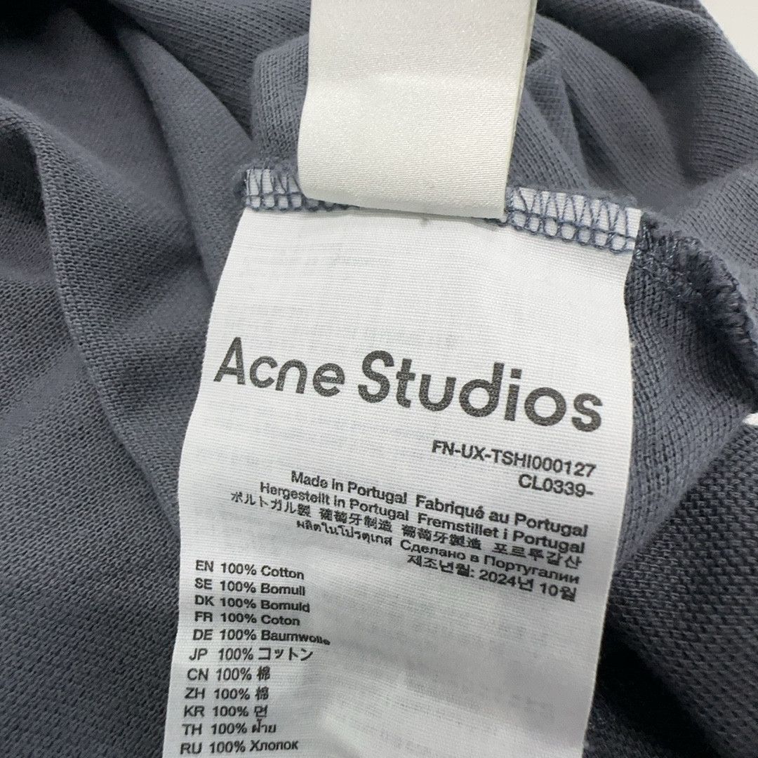Acne Studios Acne Studios Embroidered Logo Long Sleeve T-Shirt XXS Size US XXS / EU 40 - 4 Thumbnail