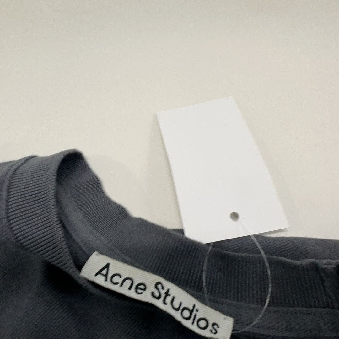 Acne Studios Acne Studios Embroidered Logo Long Sleeve T-Shirt XXS Size US XXS / EU 40 - 6 Thumbnail