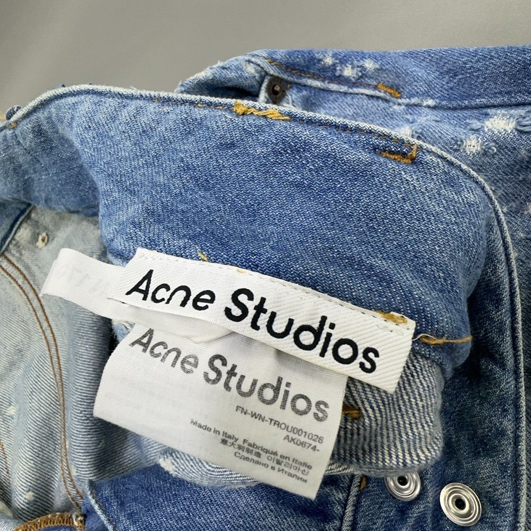Acne Studios Acne Studios Distressed Zipper Cargo Jeans 36 Size 26" / US 2 / IT 38 - 4 Thumbnail