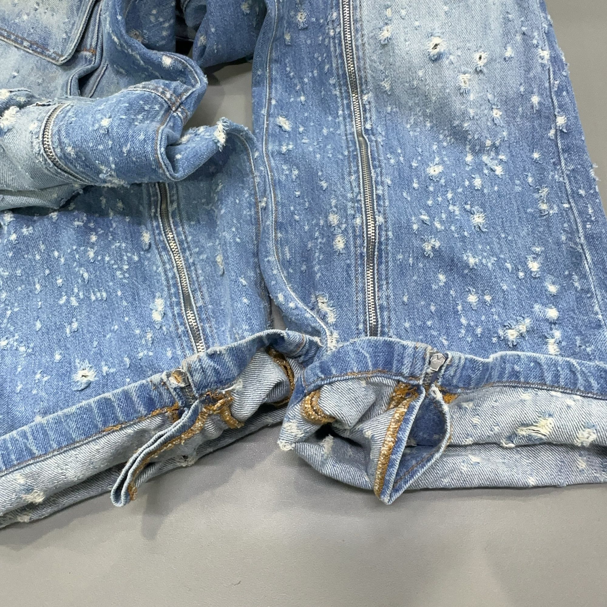 Acne Studios Acne Studios Distressed Zipper Cargo Jeans 36 Size 26" / US 2 / IT 38 - 10 Thumbnail