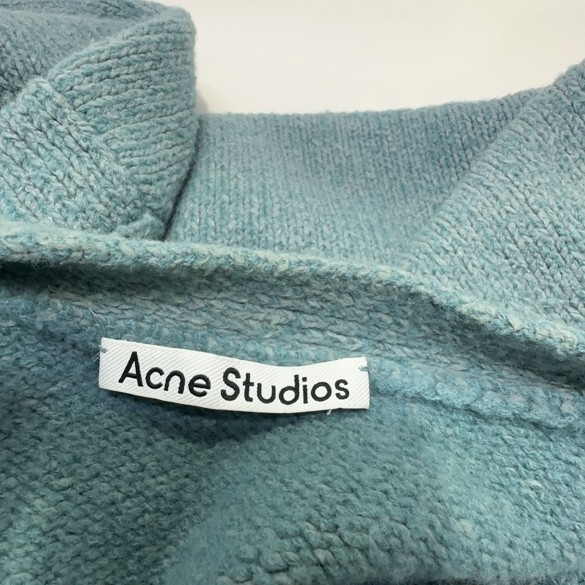 Acne Studios Acne Studios Mineral Blue V-Neck Cardigan XXL Size US XXL / EU 58 / 5 - 5 Thumbnail