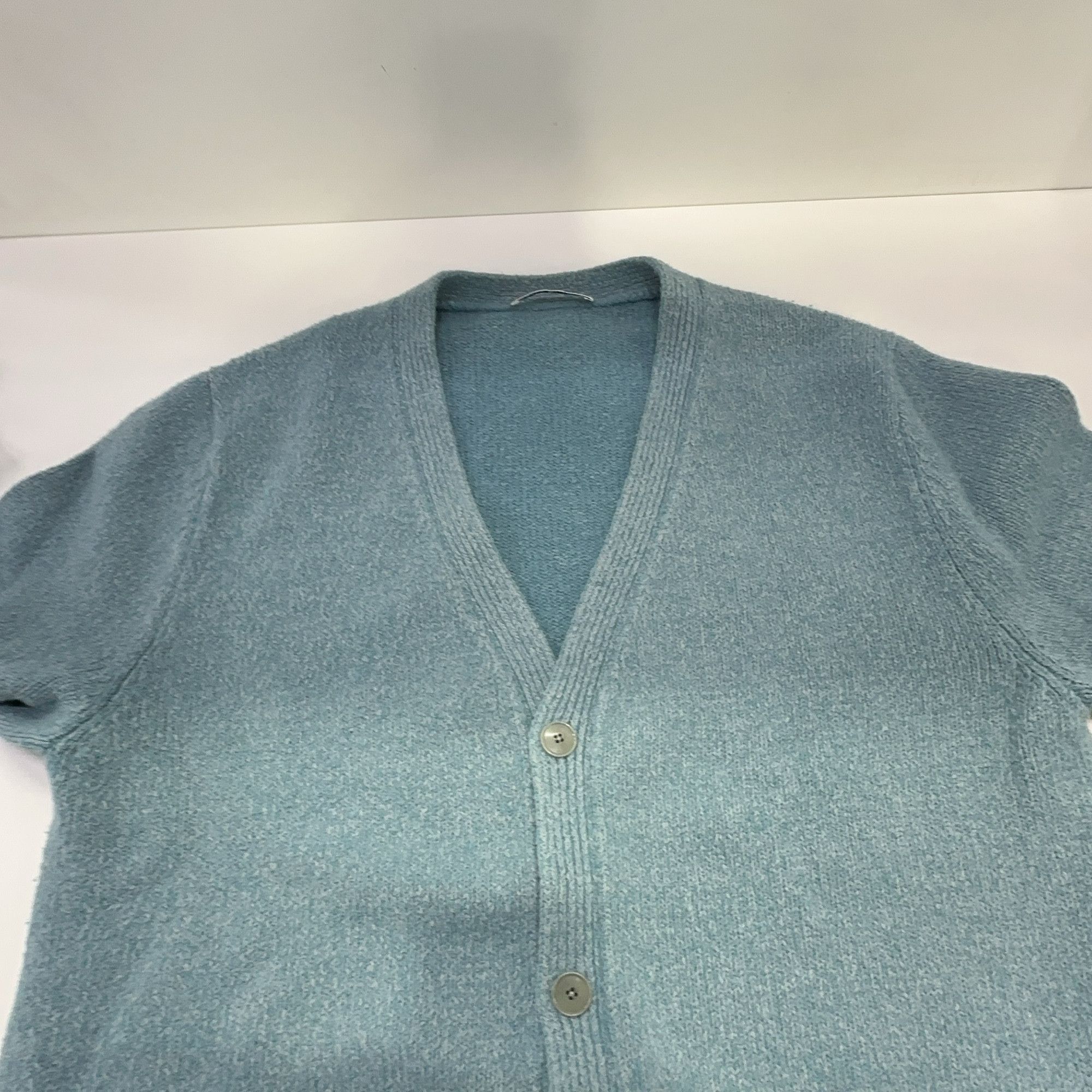 Acne Studios Acne Studios Mineral Blue V-Neck Cardigan XXL Size US XXL / EU 58 / 5 - 7 Thumbnail