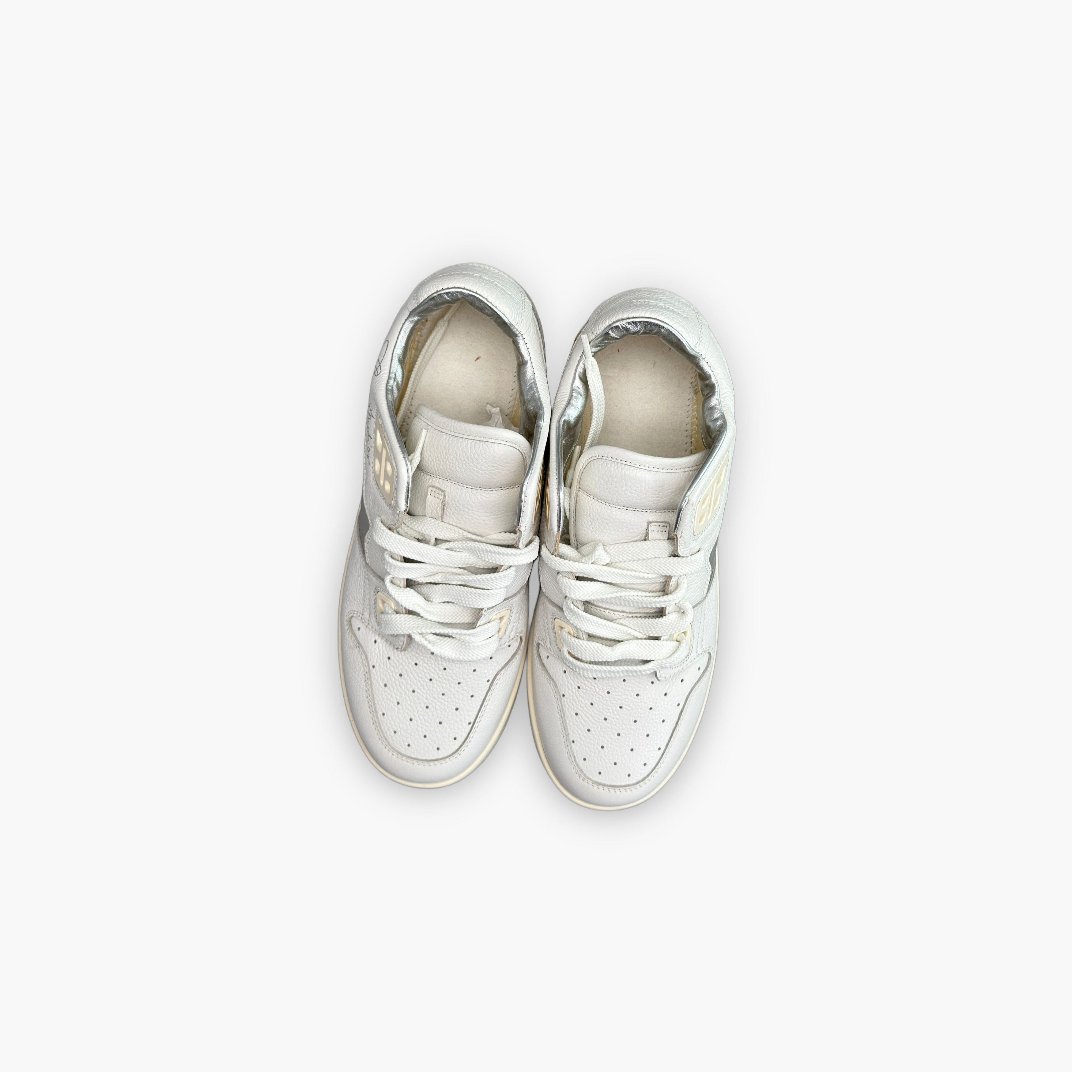 Acne Studios Acne Studios White Leather Low-Top Sneakers 41 Size US 8 / EU 41 - 10 Thumbnail