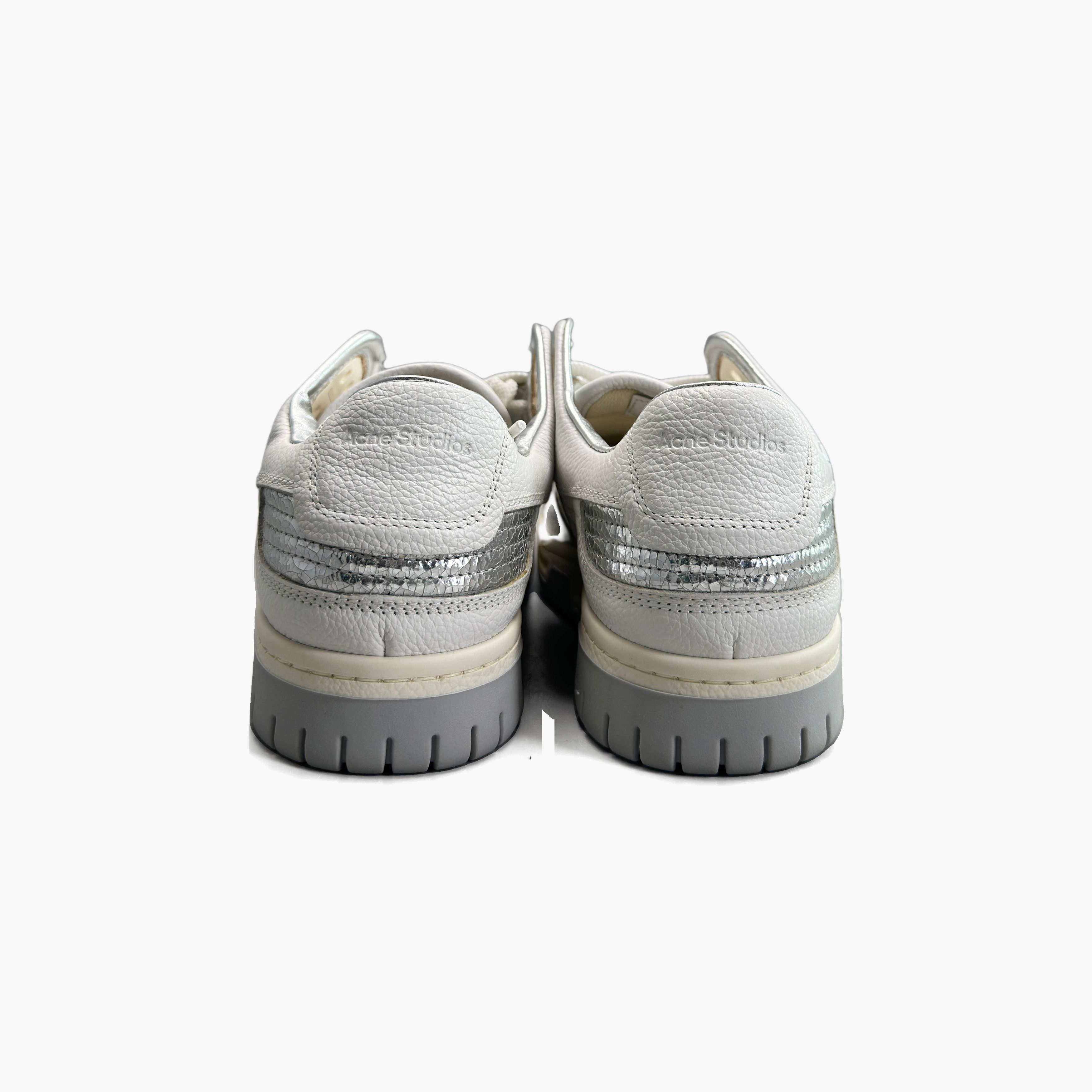 Acne Studios Acne Studios White Leather Low-Top Sneakers 41 Size US 8 / EU 41 - 7 Thumbnail