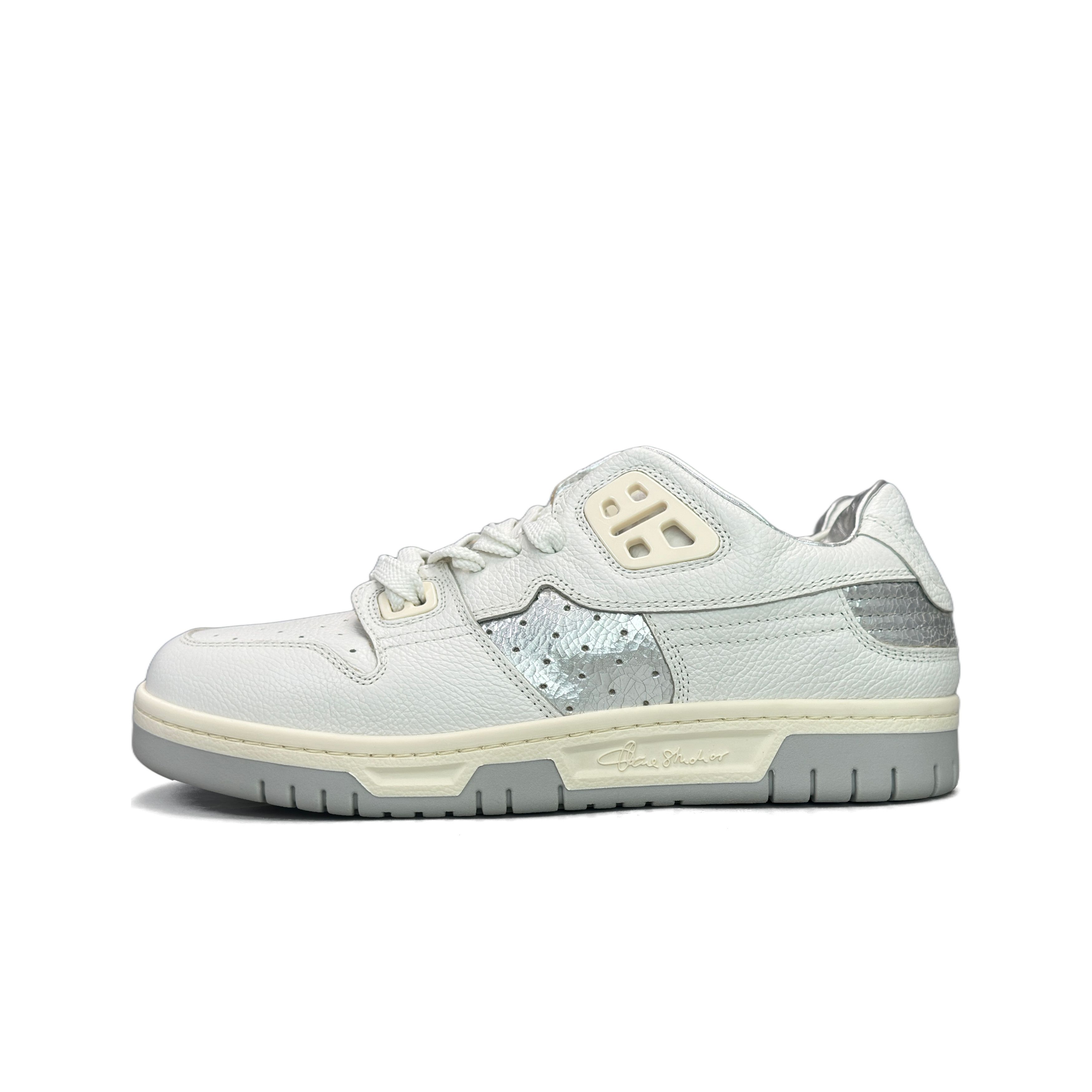 Acne Studios Acne Studios White Leather Low-Top Sneakers 41 Size US 8 / EU 41 - 2 Thumbnail