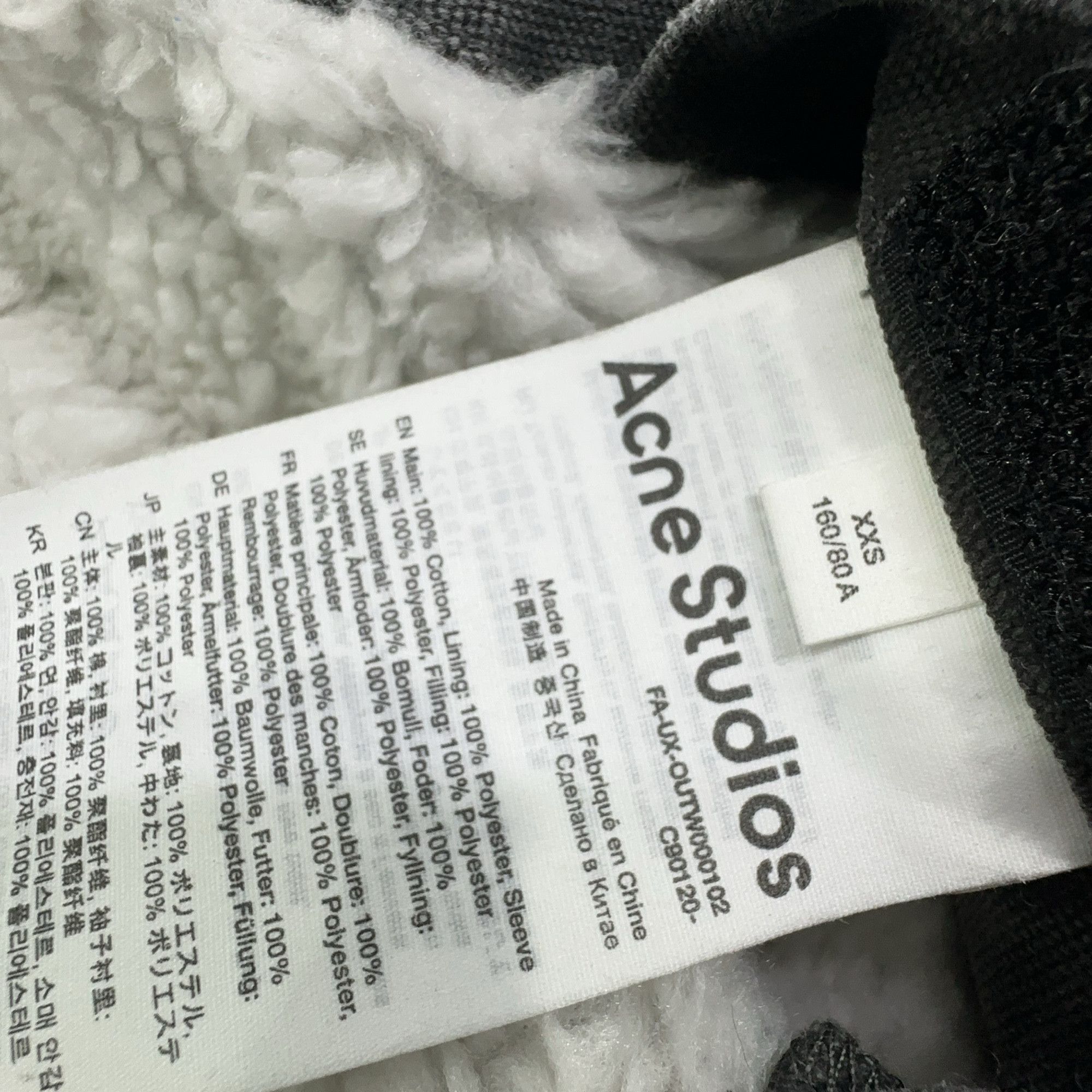 Acne Studios Acne Studios Charcoal Denim Bomber Jacket XXS Size US XXS / EU 40 - 5 Thumbnail