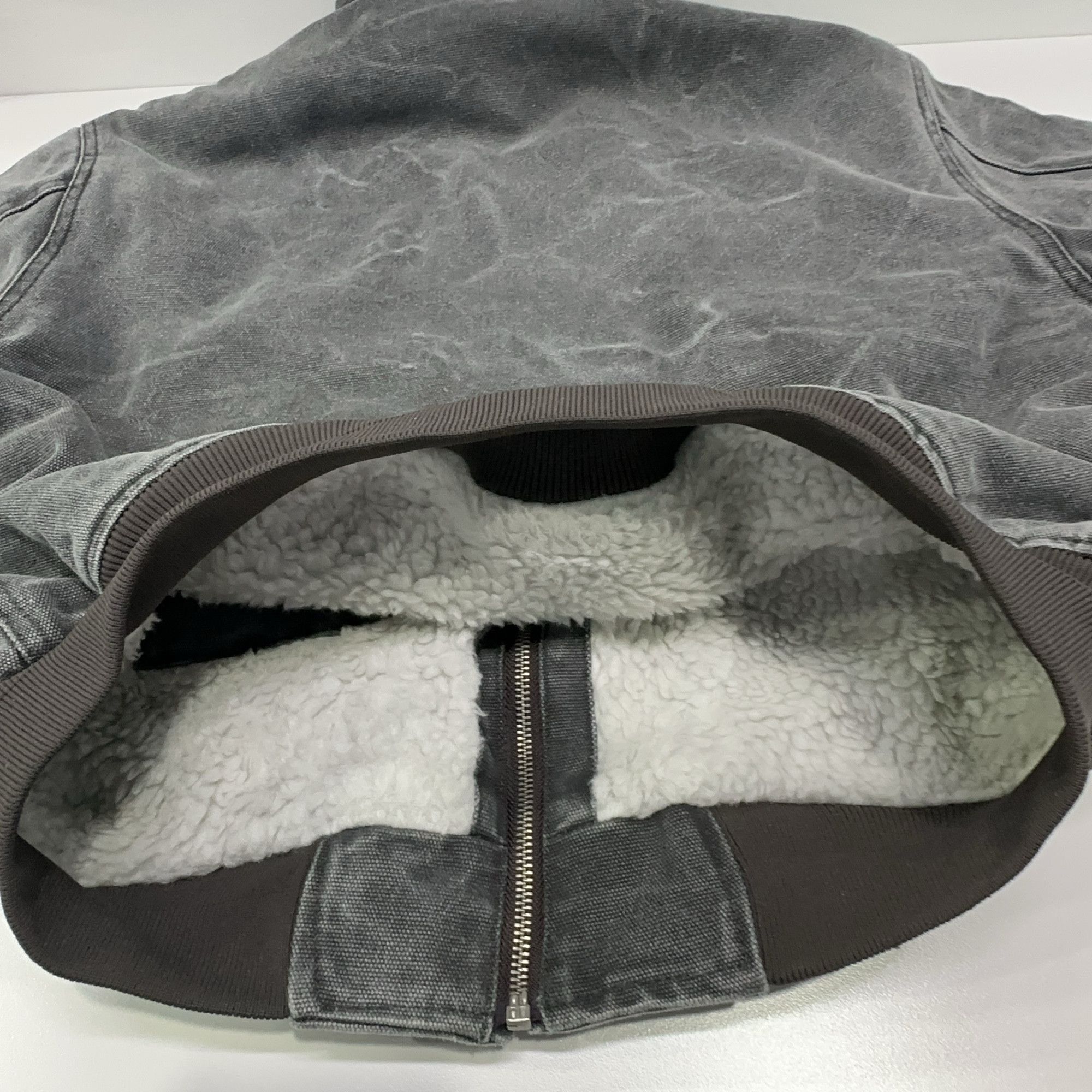 Acne Studios Acne Studios Charcoal Denim Bomber Jacket XXS Size US XXS / EU 40 - 11 Thumbnail