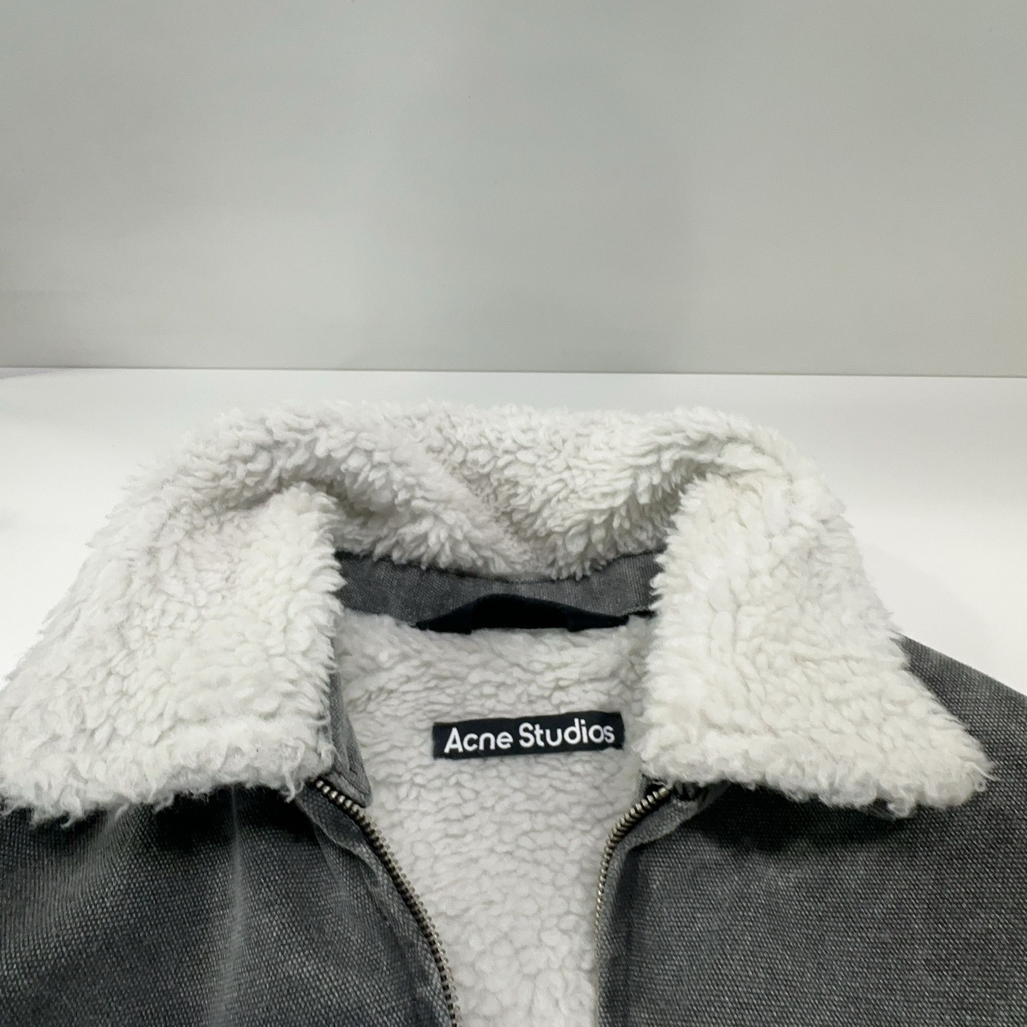 Acne Studios Acne Studios Charcoal Denim Bomber Jacket XXS Size US XXS / EU 40 - 6 Thumbnail