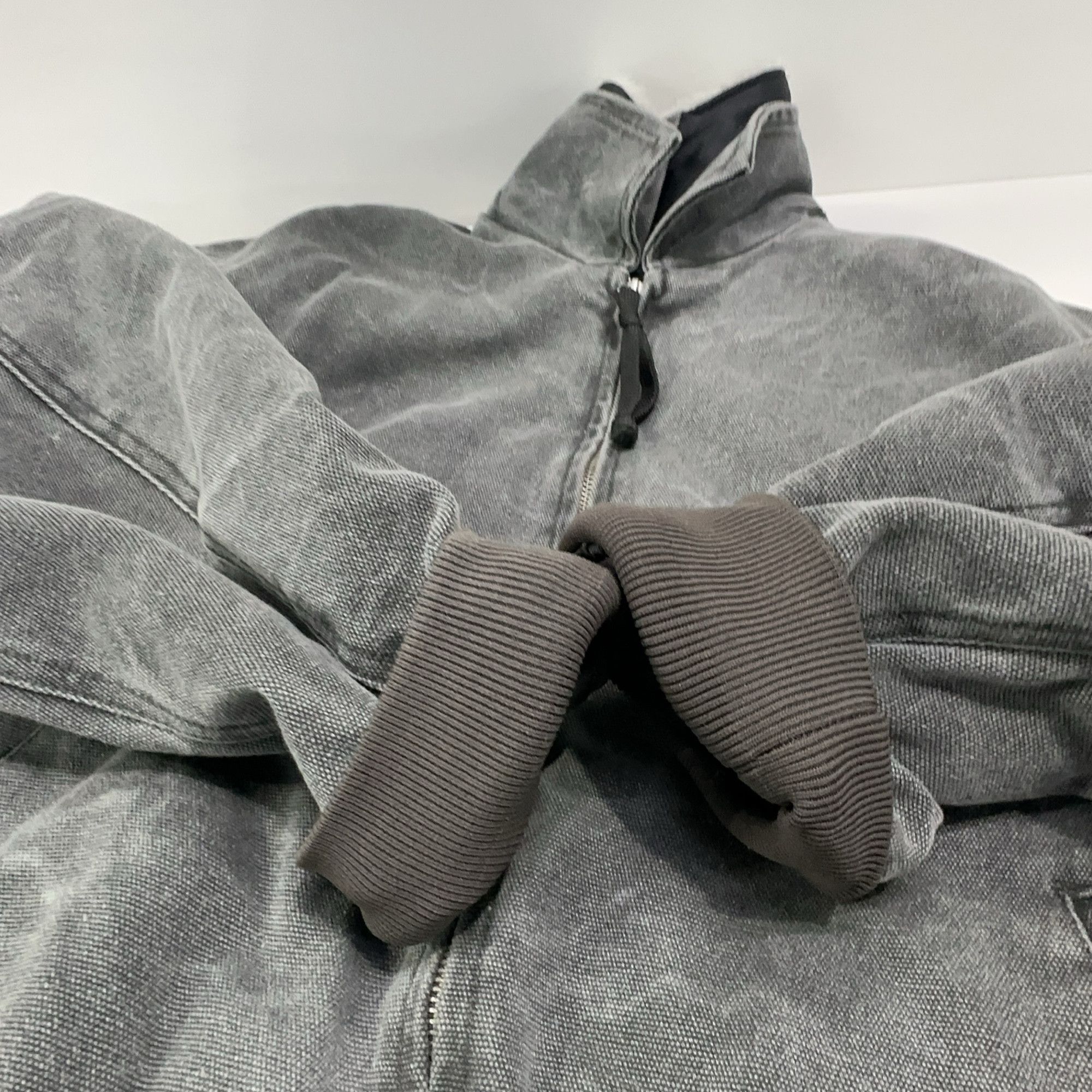 Acne Studios Acne Studios Charcoal Denim Bomber Jacket XXS Size US XXS / EU 40 - 9 Thumbnail