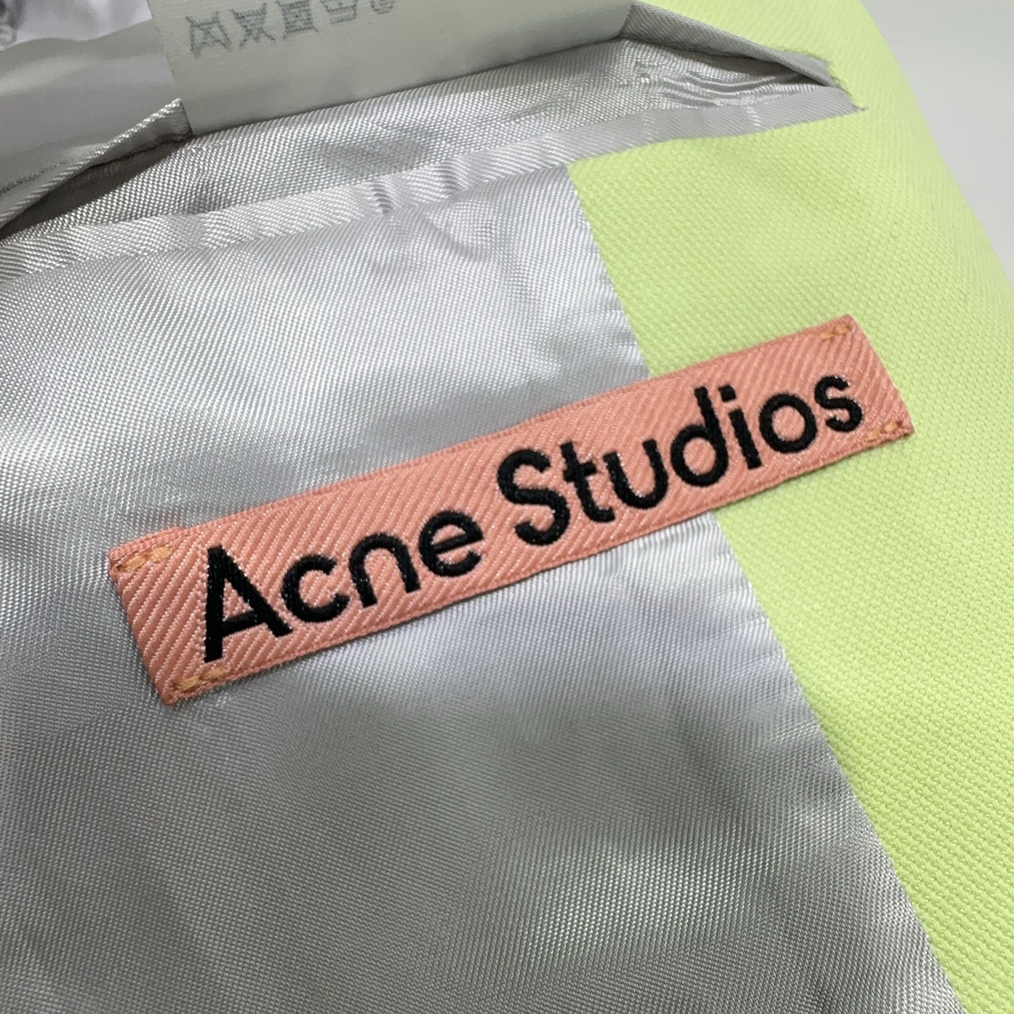 Acne Studios Acne Studios Lemon Yellow Wool Blend Blazer 38 Size S / US 4 / IT 40 - 5 Thumbnail
