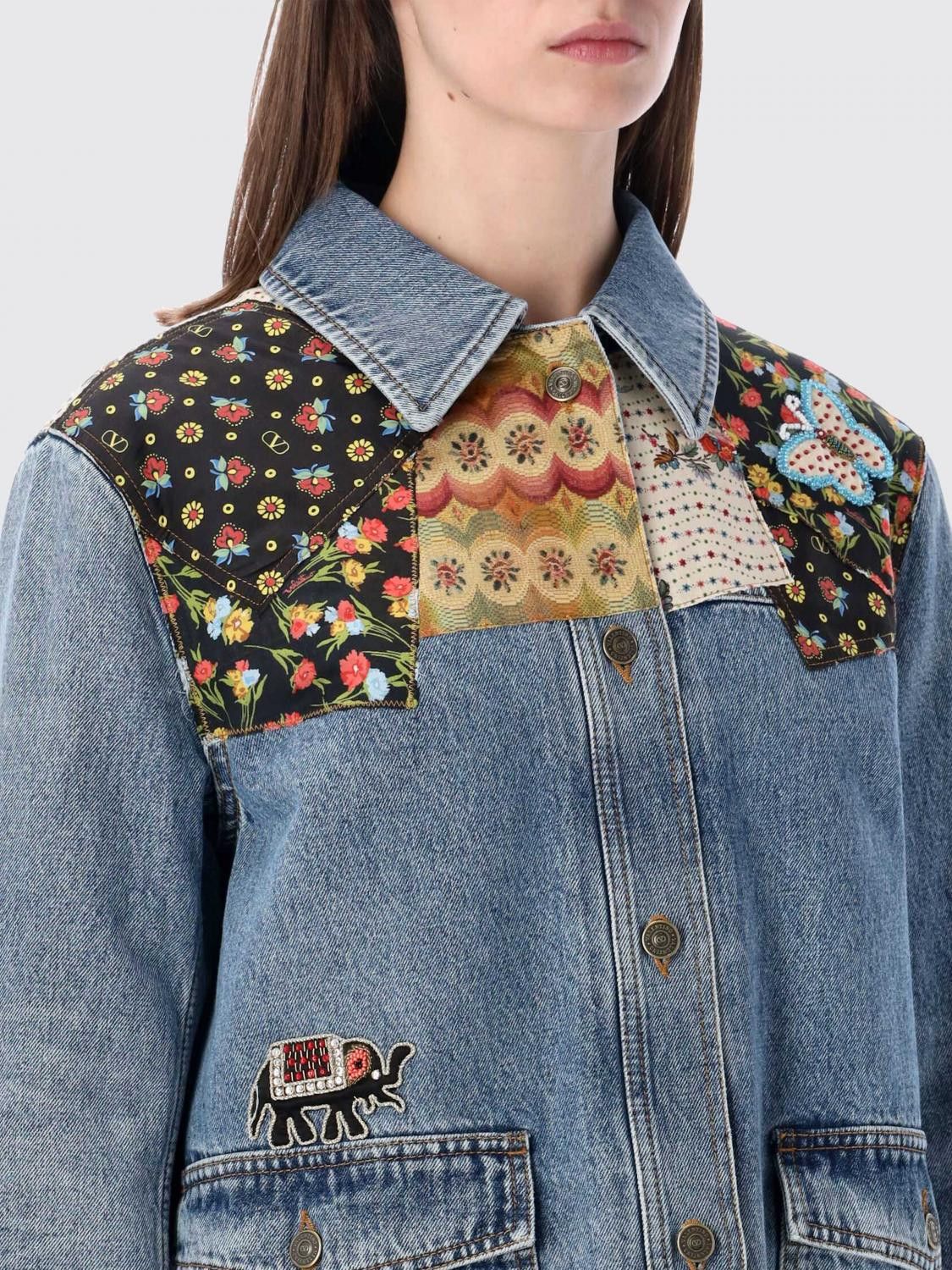 Valentino Valentino Jacket Woman Blue Size M / US 6-8 / IT 42-44 - 3 Thumbnail