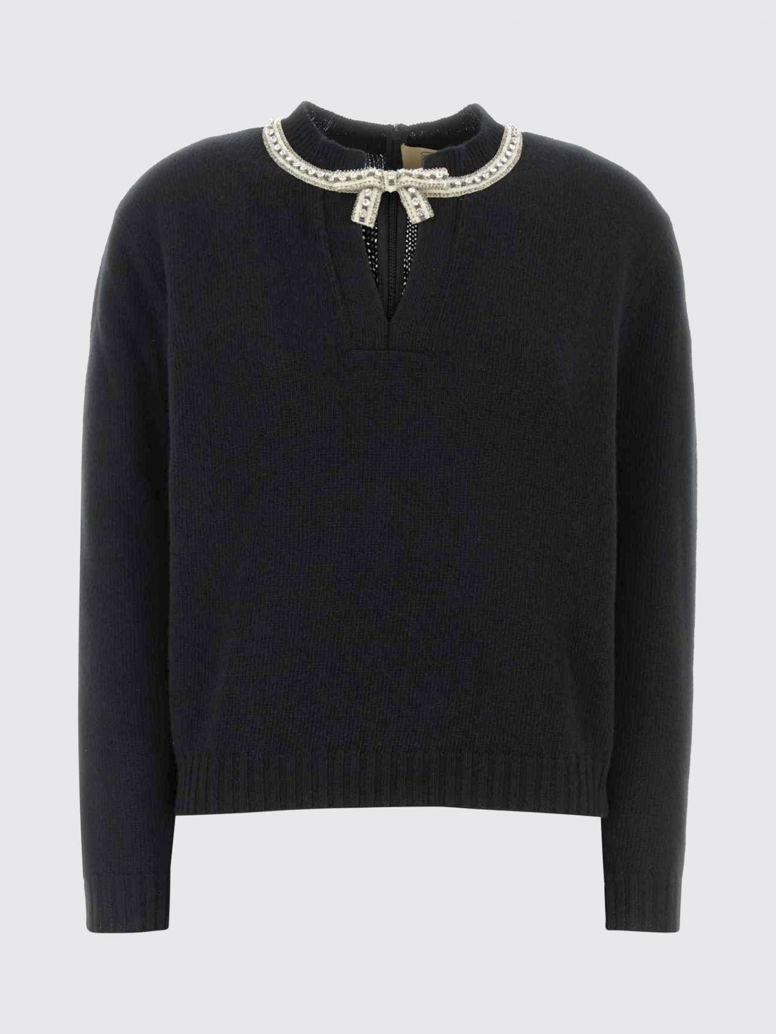 Valentino Valentino Sweater Woman Black Size M / US 6-8 / IT 42-44 - 2 Thumbnail