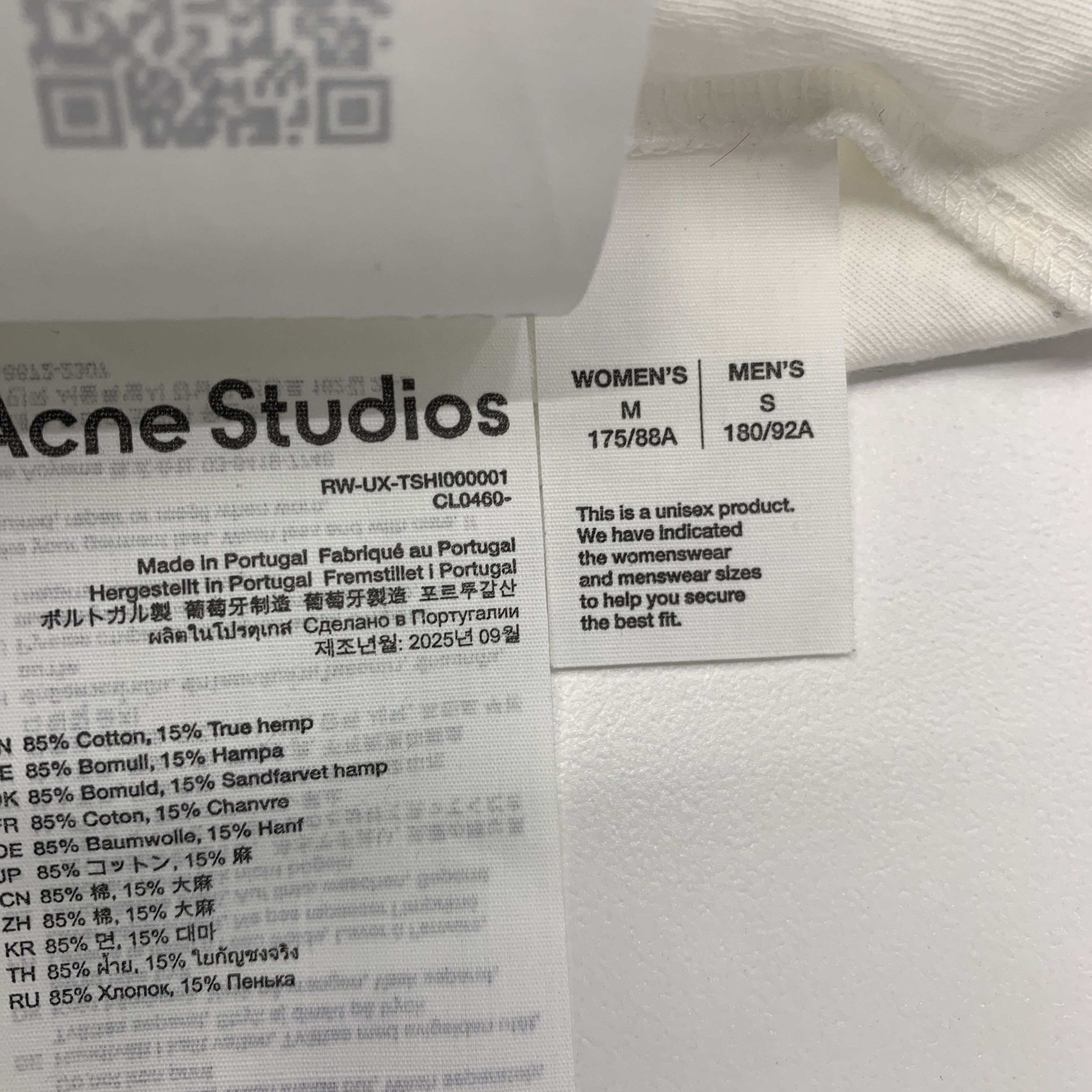 Acne Studios Acne Studios Stockholm 1996 Long Sleeve T-Shirt S Size US S / EU 44-46 / 1 - 4 Thumbnail