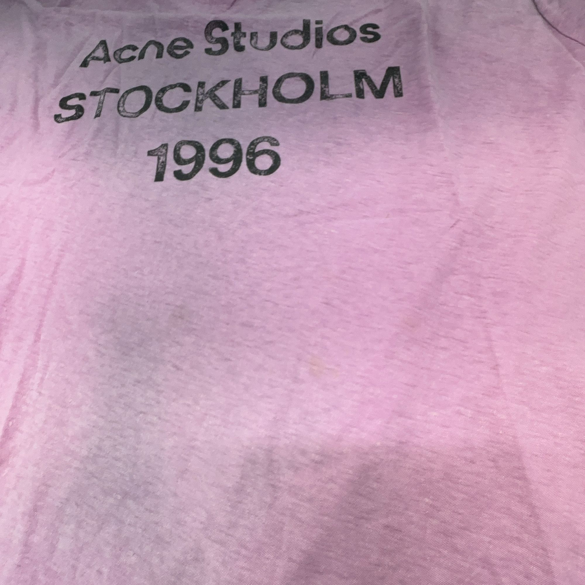 Acne Studios Acne Studios Stockholm 1996 Faded Pink Long Sleeve Size M Size US M / EU 48-50 / 2 - 6 Thumbnail