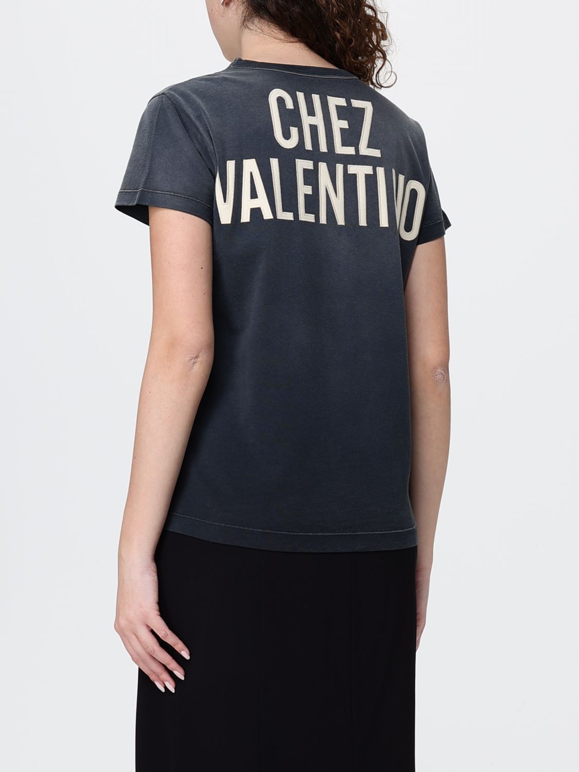 Valentino Valentino T-Shirt Woman Black Size L / US 10 / IT 46 - 3 Thumbnail
