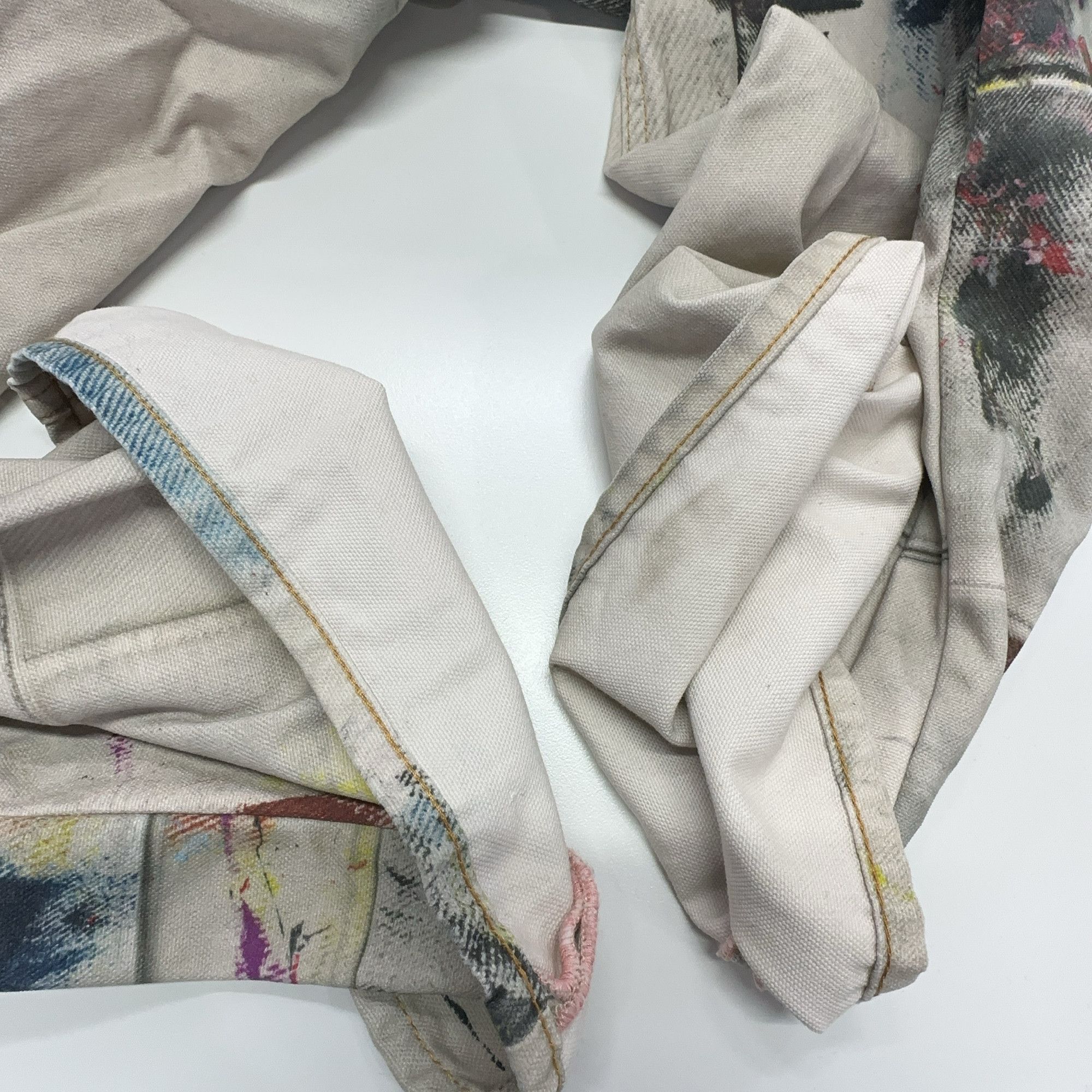 Acne Studios Acne Studios 1981 Graffiti Distressed Jeans Size 32 Size US 32 / EU 48 - 6 Thumbnail