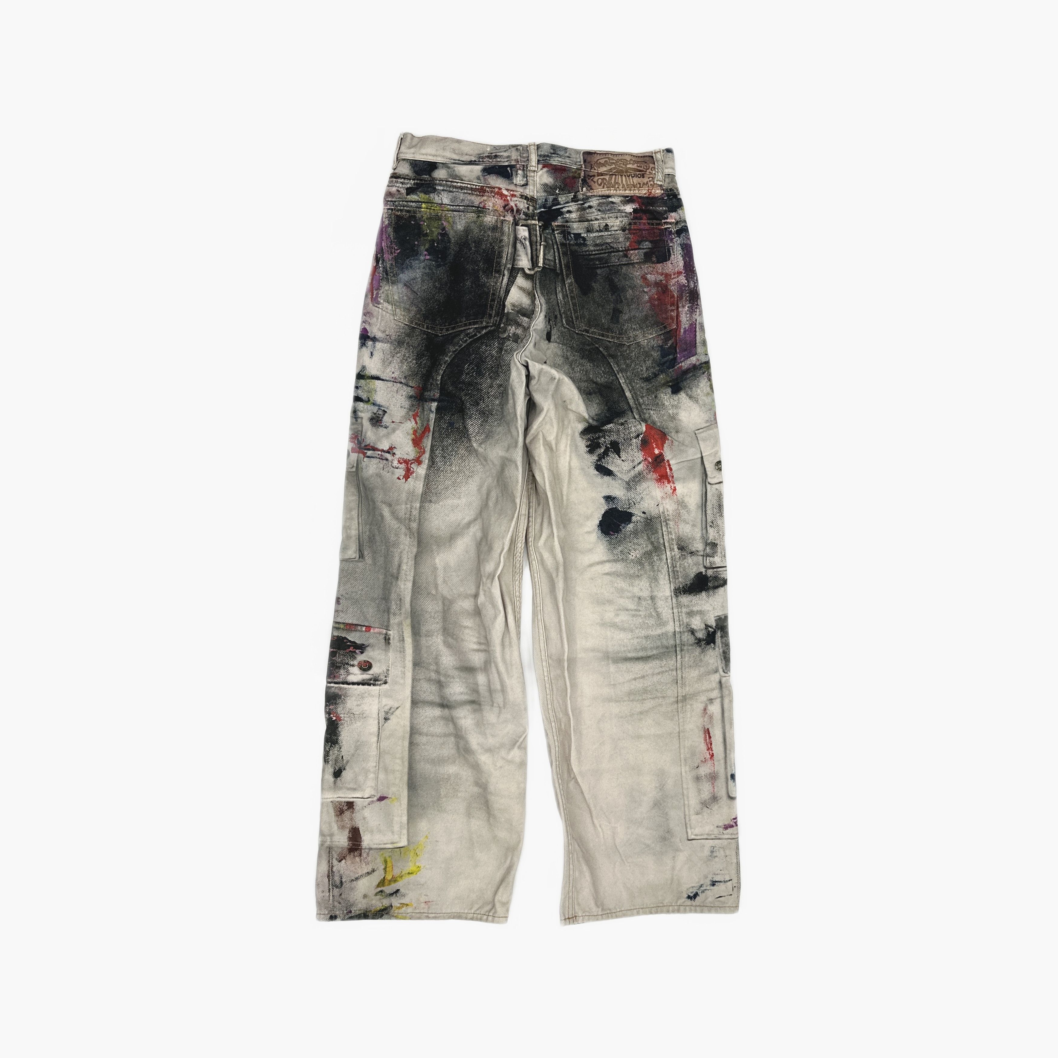 Acne Studios Acne Studios 1981 Graffiti Distressed Jeans Size 32 Size US 32 / EU 48 - 3 Thumbnail