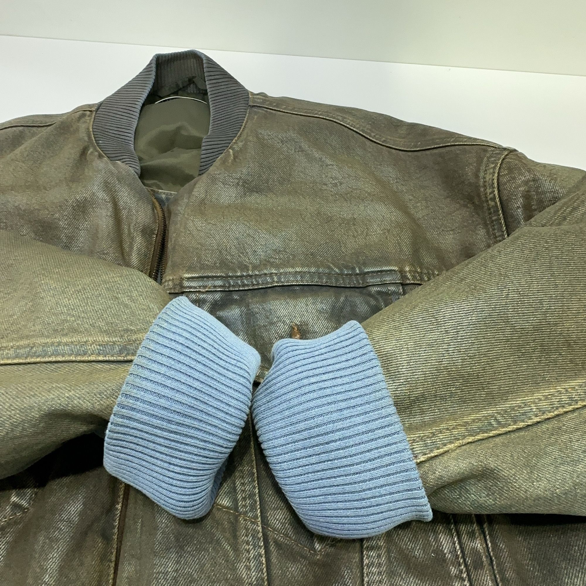 Acne Studios Acne Studios Coated Denim Bomber Jacket 30 Size XXS / US 00 / IT 34 - 7 Thumbnail