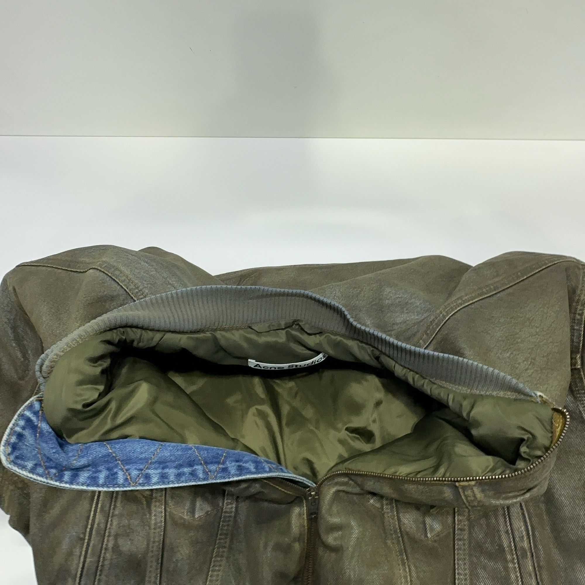 Acne Studios Acne Studios Coated Denim Bomber Jacket 30 Size XXS / US 00 / IT 34 - 9 Thumbnail