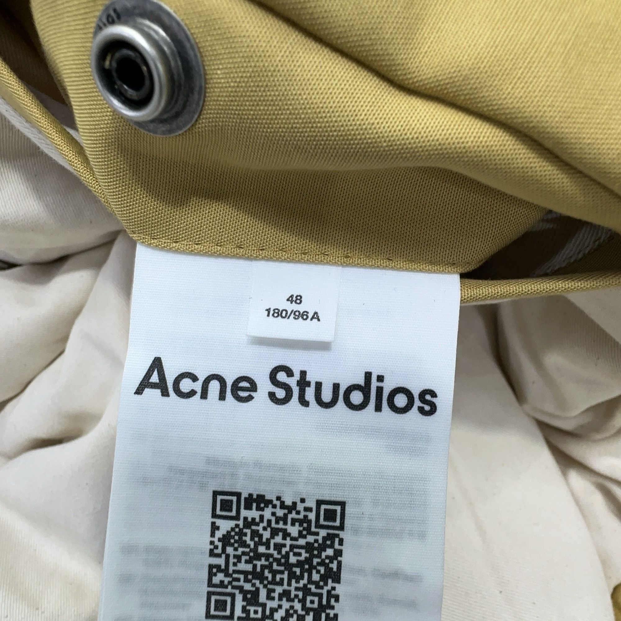 Acne Studios Acne Studios Leather Trim Cotton Jacket 48 Size US M / EU 48-50 / 2 - 5 Thumbnail
