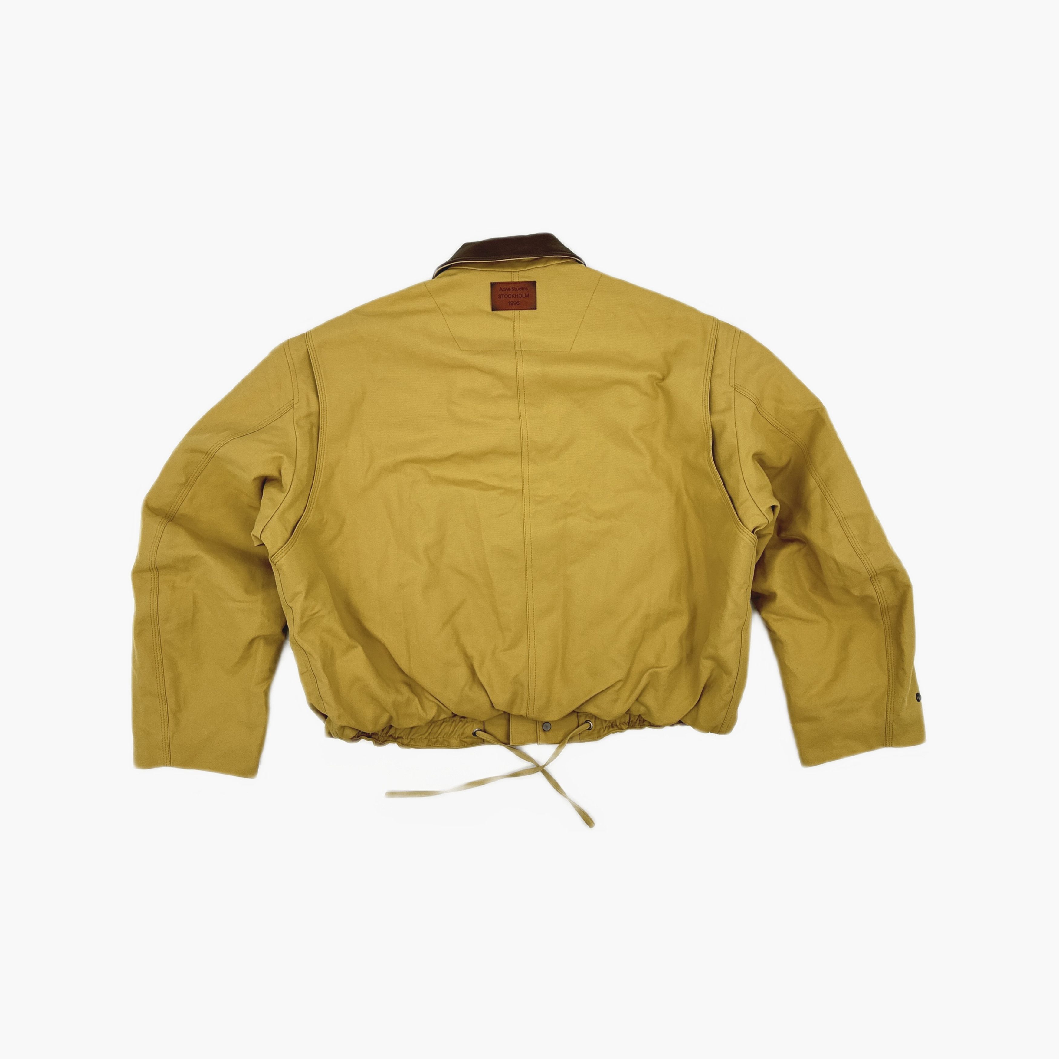 Acne Studios Acne Studios Leather Trim Cotton Jacket 48 Size US M / EU 48-50 / 2 - 3 Thumbnail