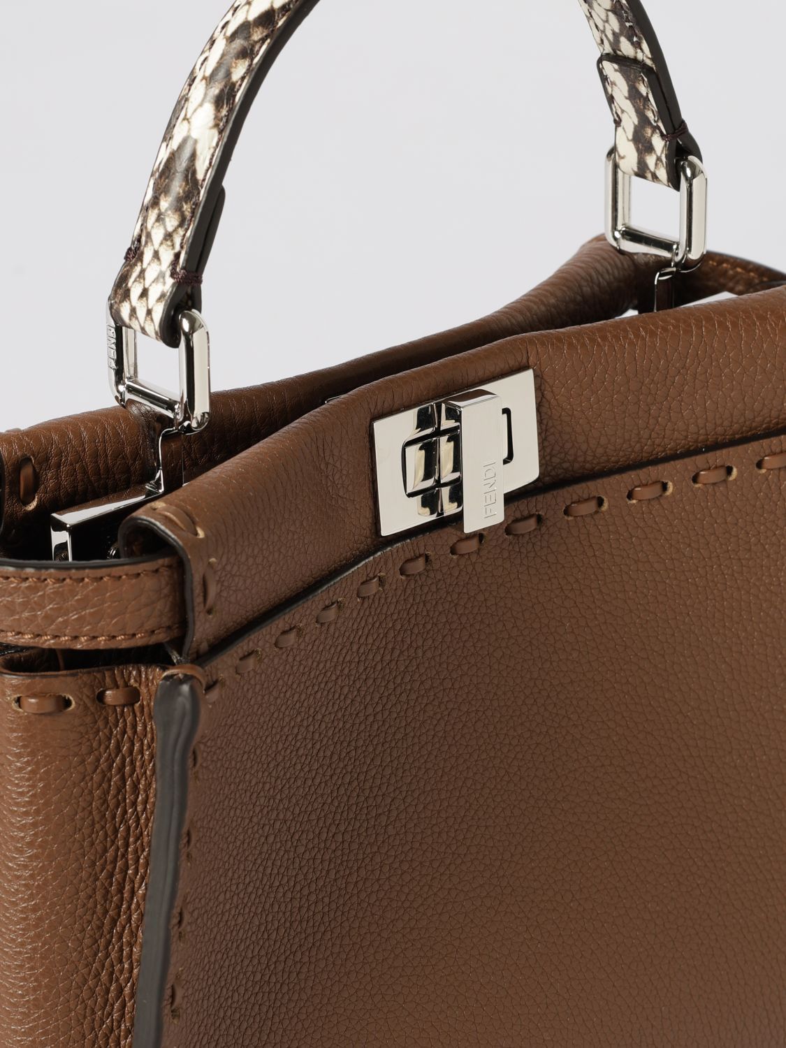 Fendi Fendi Mini Bag Woman Brown Size ONE SIZE - 4 Thumbnail