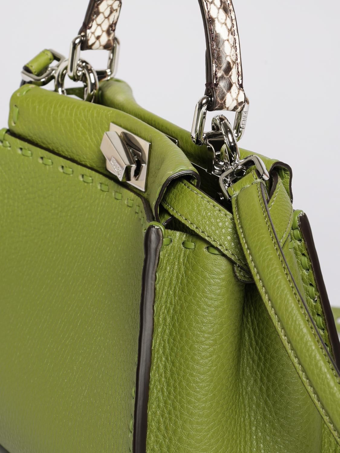 Fendi Fendi Mini Bag Woman Green Size ONE SIZE - 4 Thumbnail
